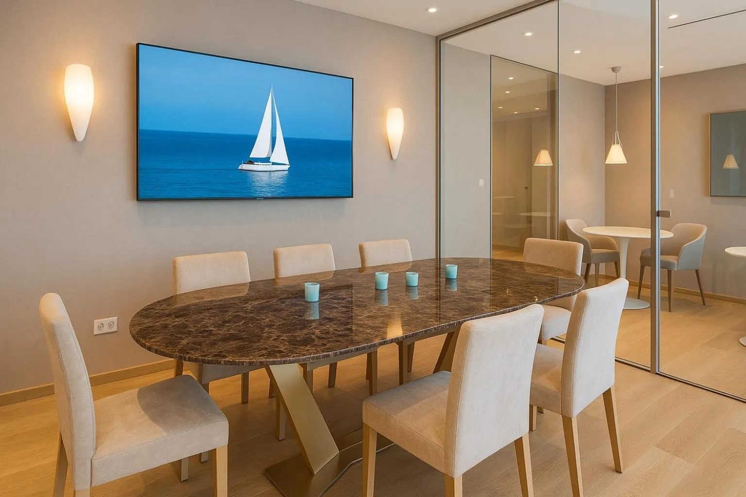 Seating area in ABAV2 Suites by Rodos Palace