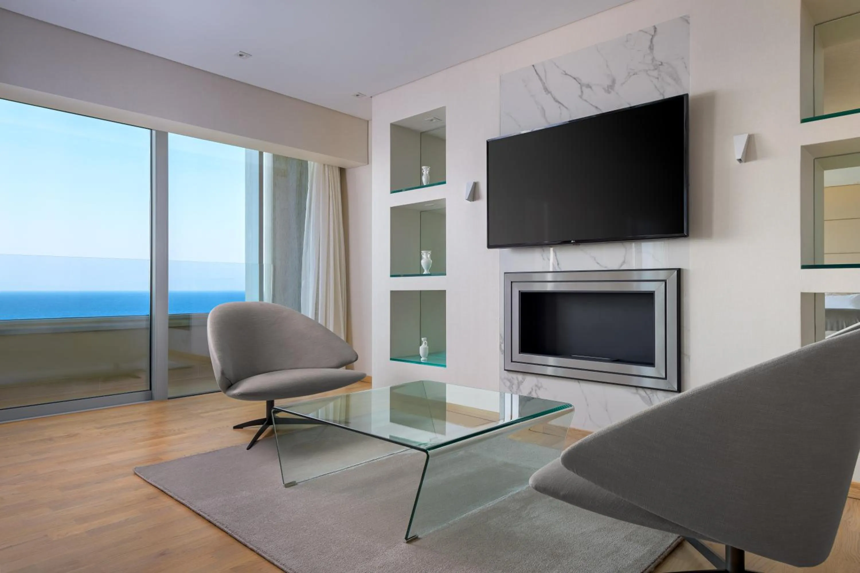 Seating area in ABAV2 Suites by Rodos Palace