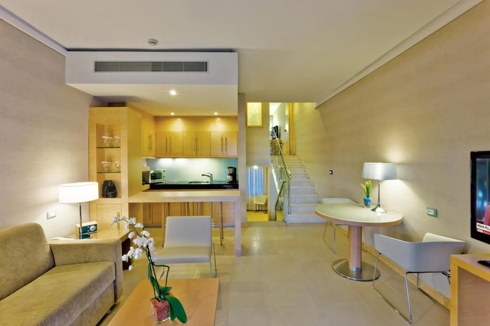 Seating area in ABAV2 Suites by Rodos Palace