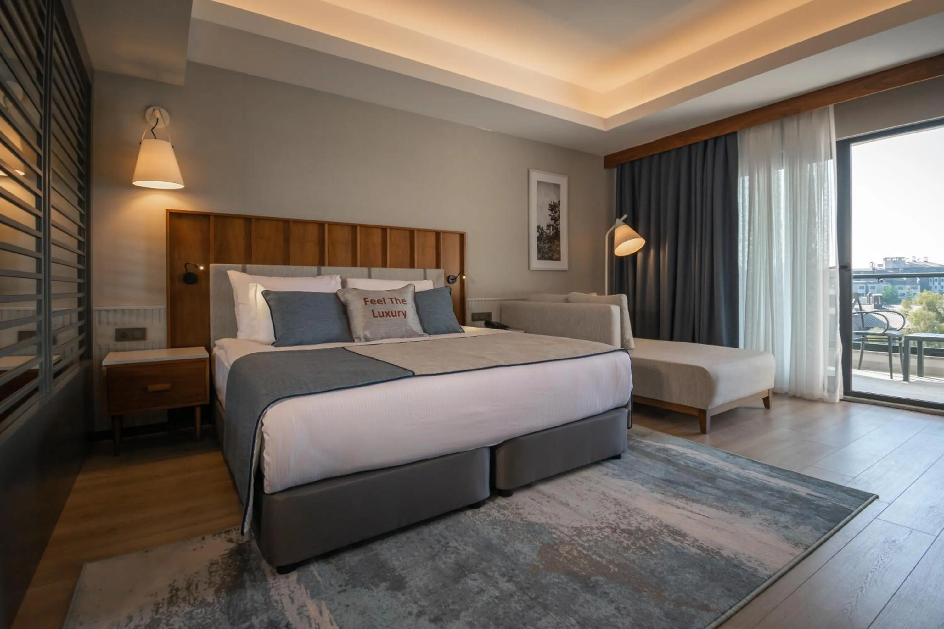 Bed in Seaden Quality Resort & Spa Ultra All Inclusive