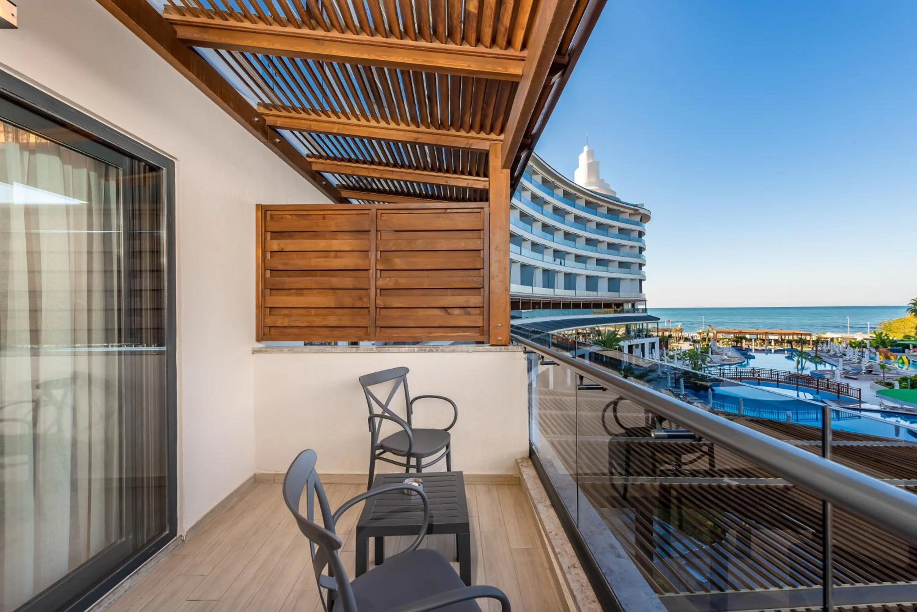 Patio in Seaden Quality Resort & Spa Ultra All Inclusive