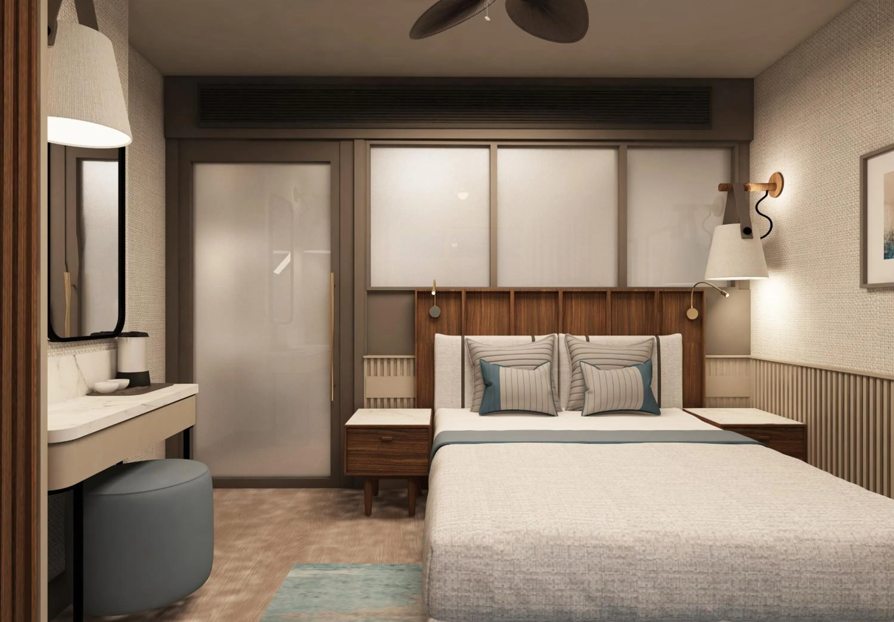 Bed in Seaden Quality Resort & Spa Ultra All Inclusive