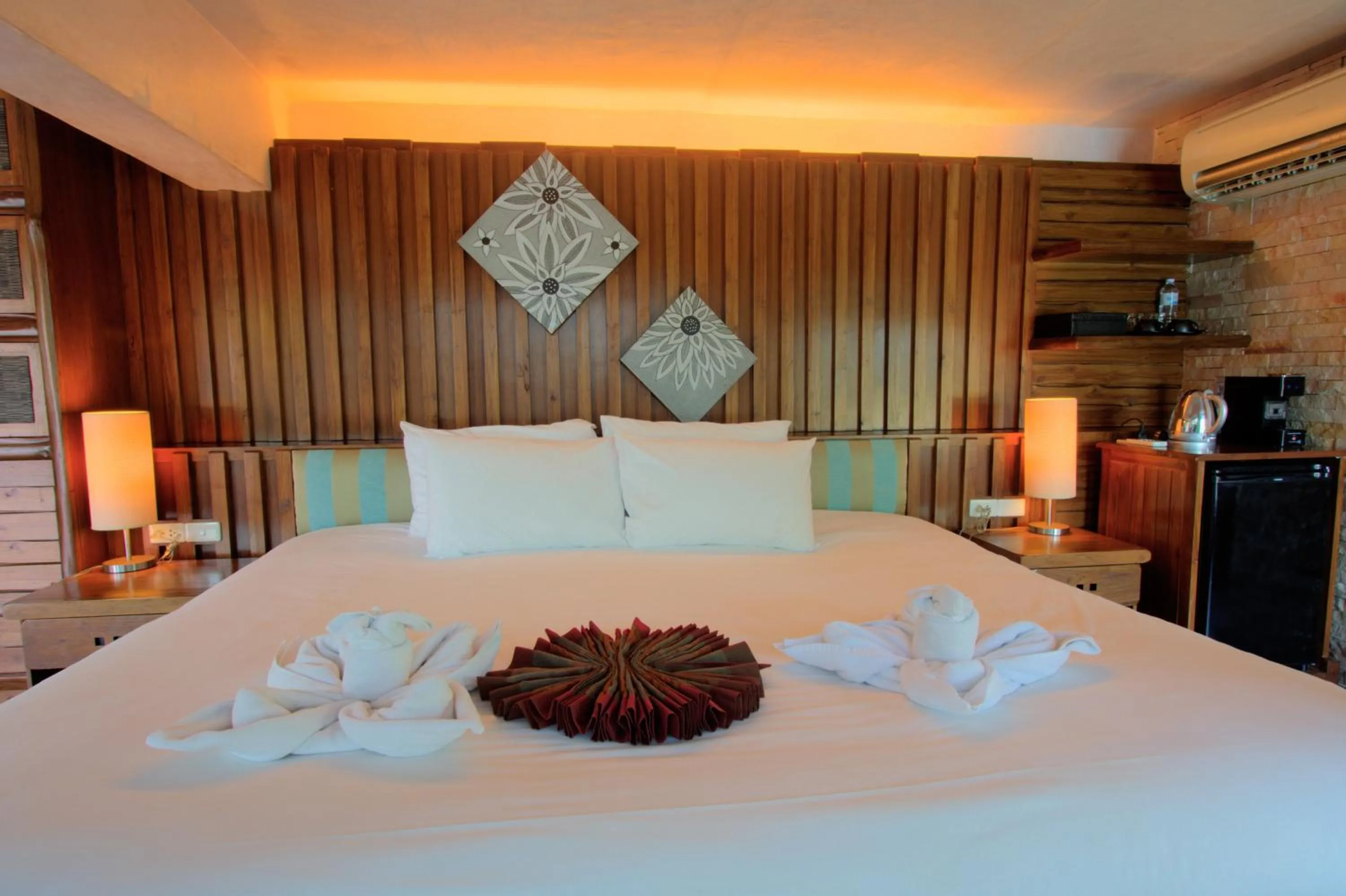 Decorative detail, Bed in Parama Koh Chang