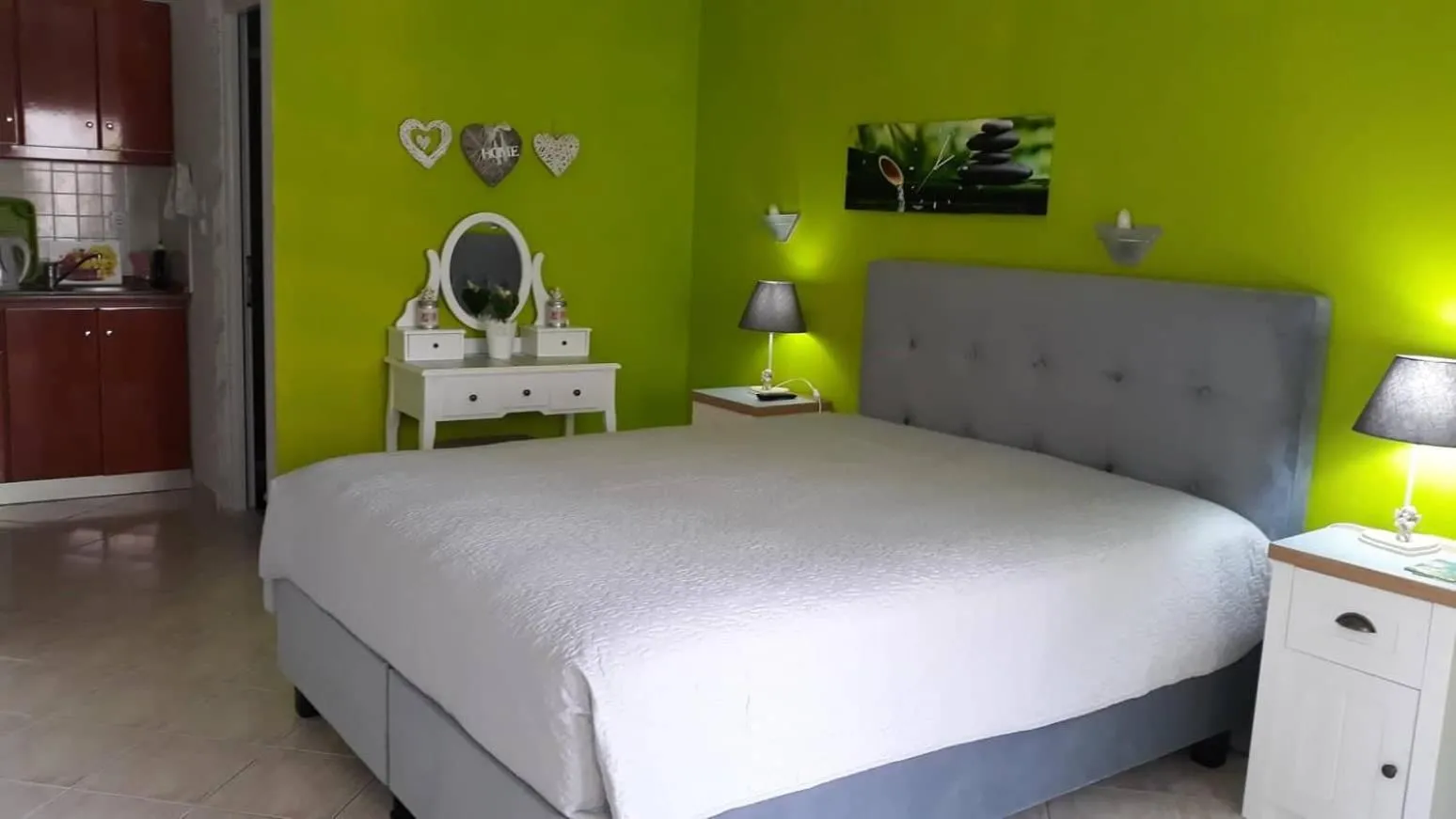 Bed in House Stella Tasos