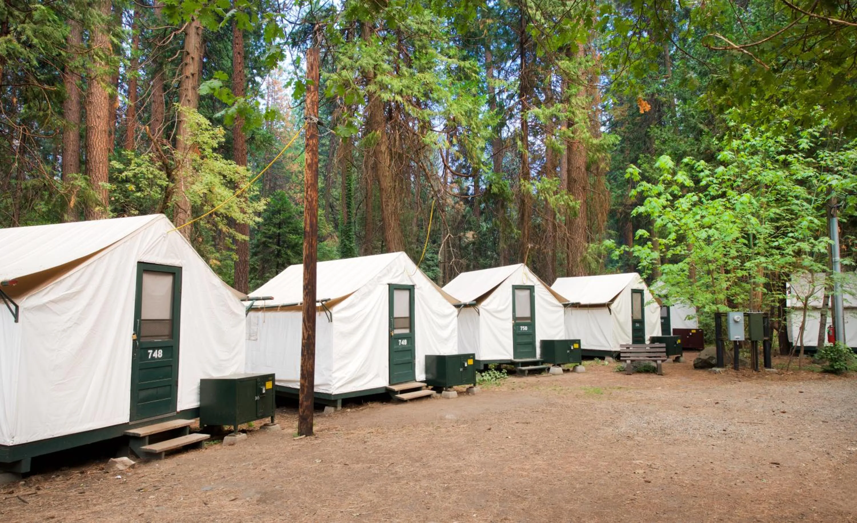 Property building in Curry Village