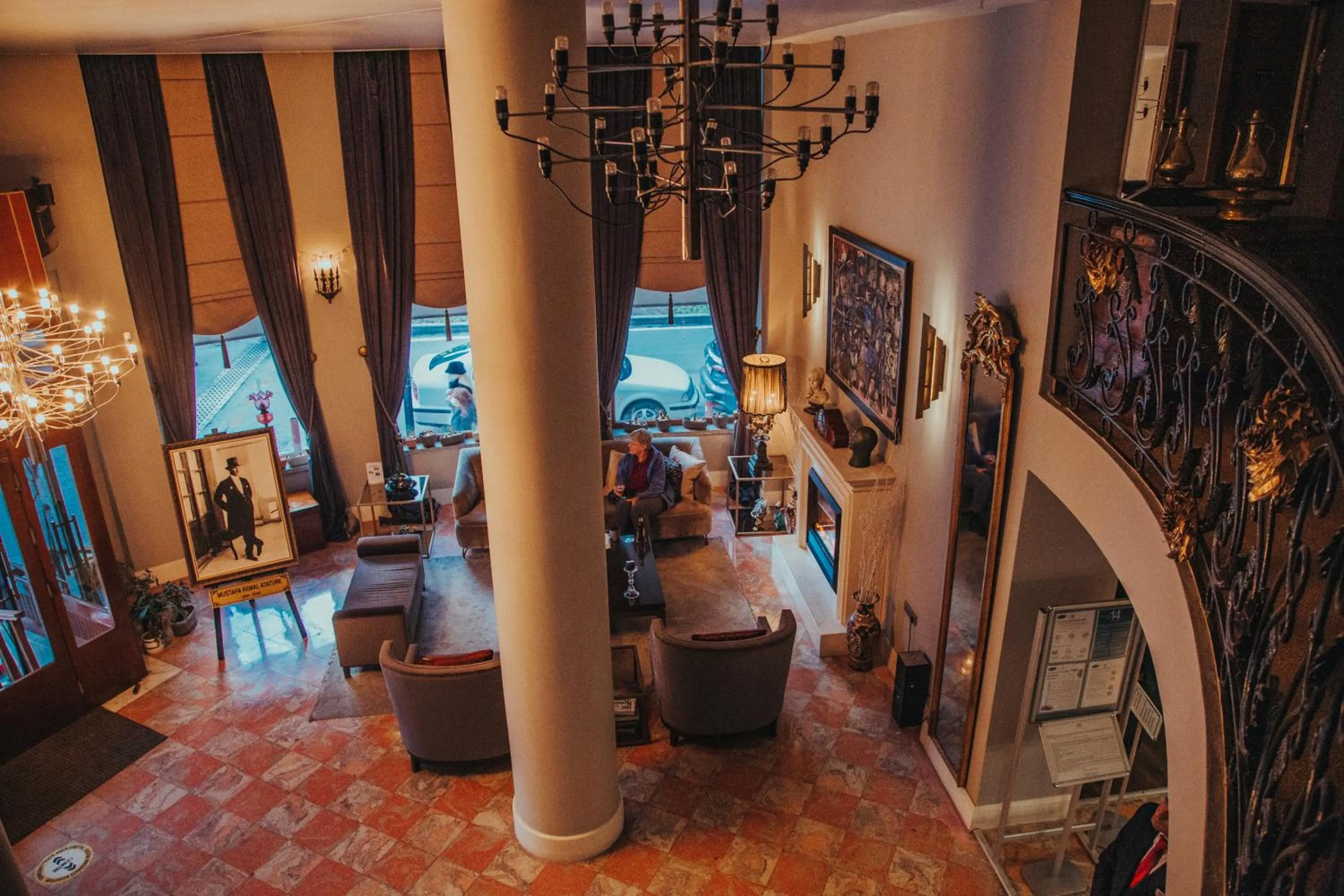 Lobby or reception in ATLAS OTELİ