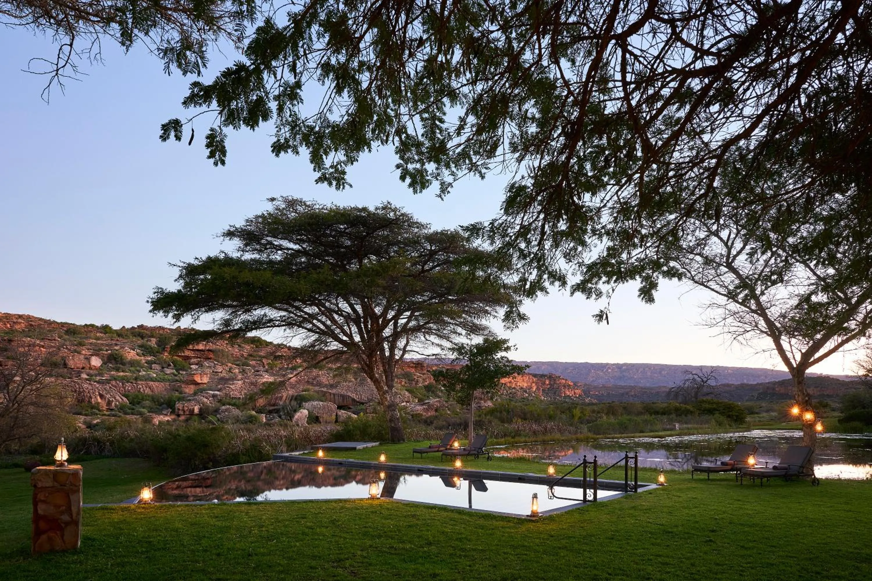 Natural landscape in Bushmans Kloof Wilderness Reserve and Wellness Retreat