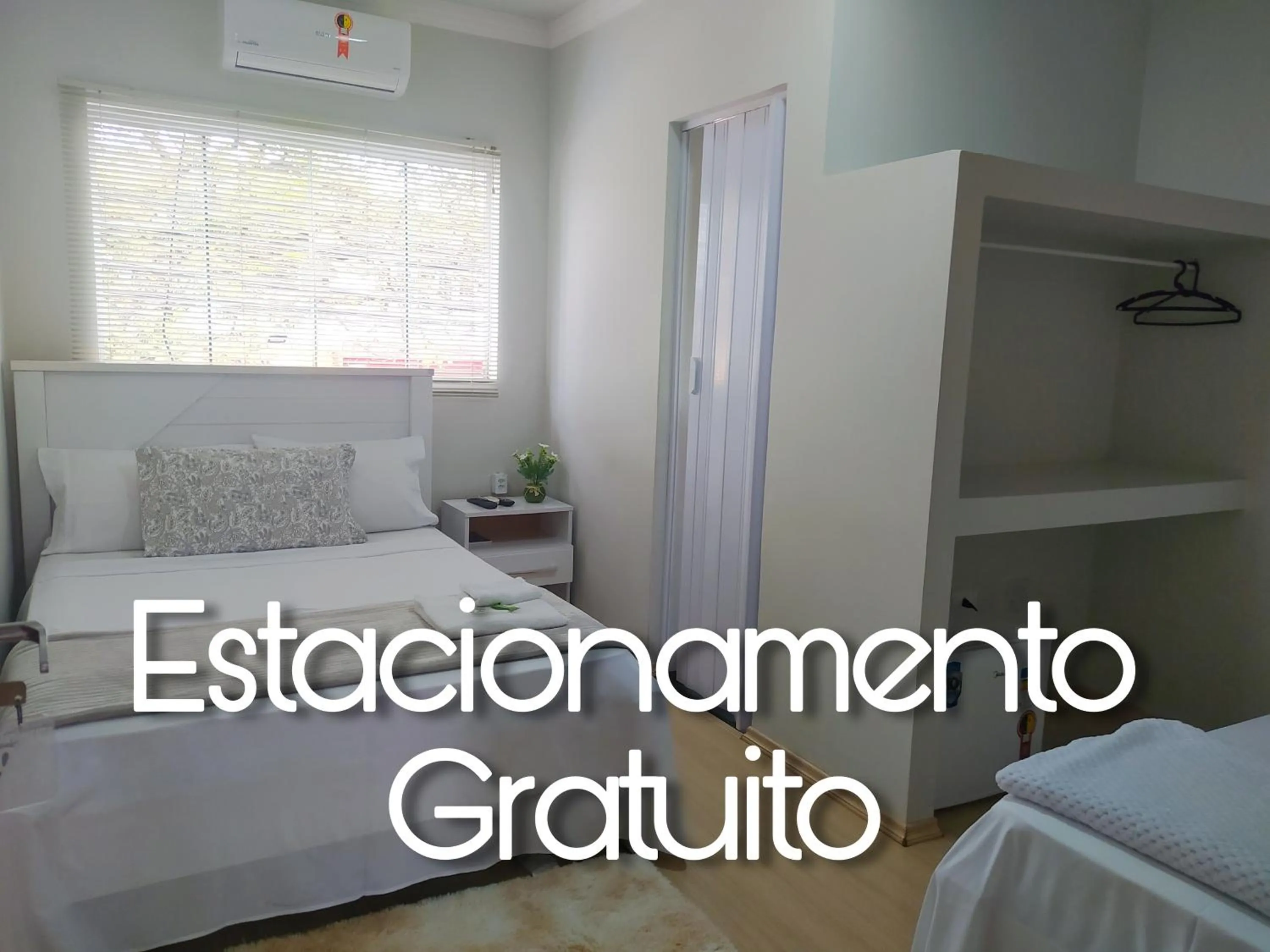 Bed in Hotel Hiperion Maringá