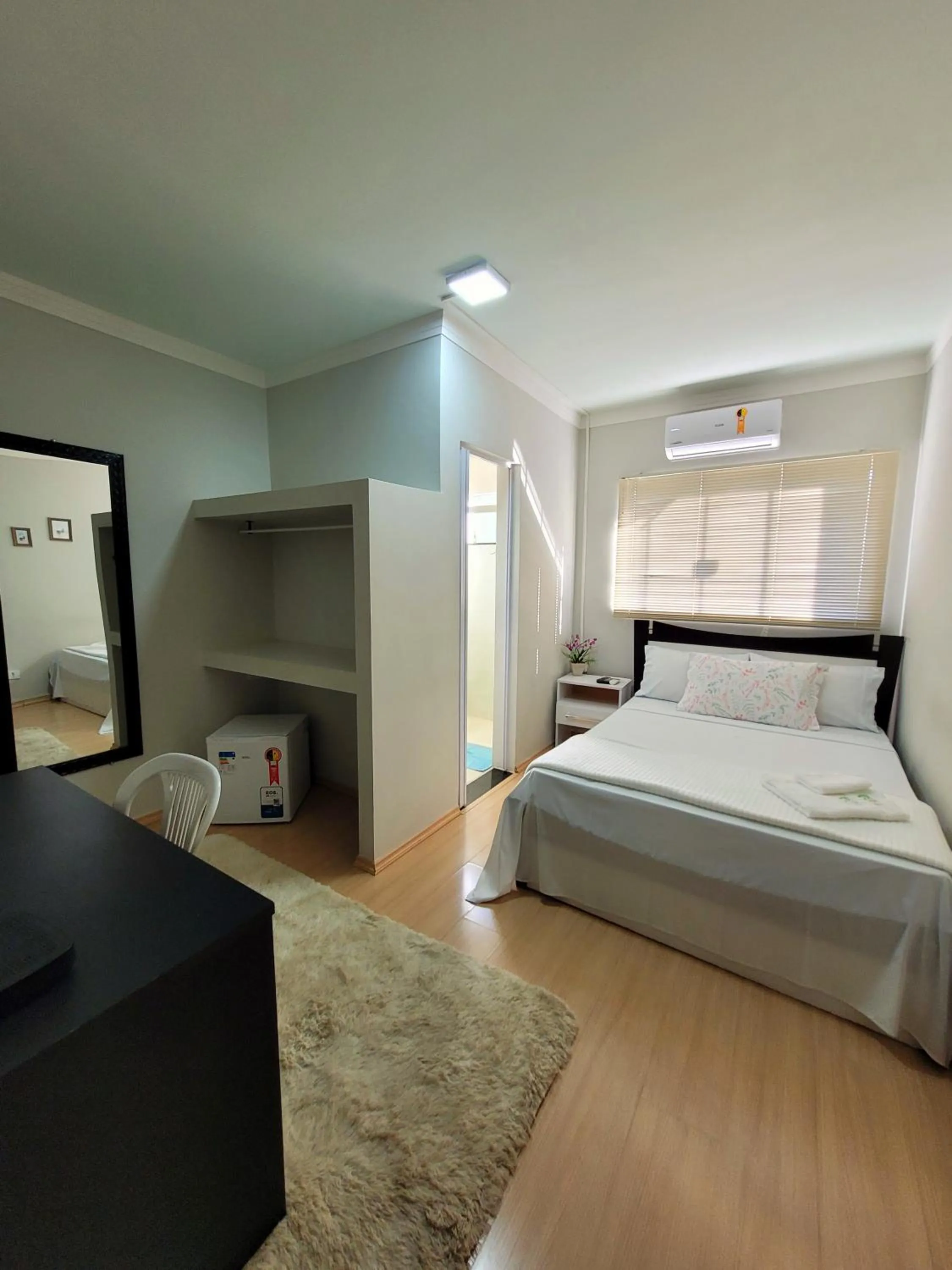 Bed in Hotel Hiperion Maringá