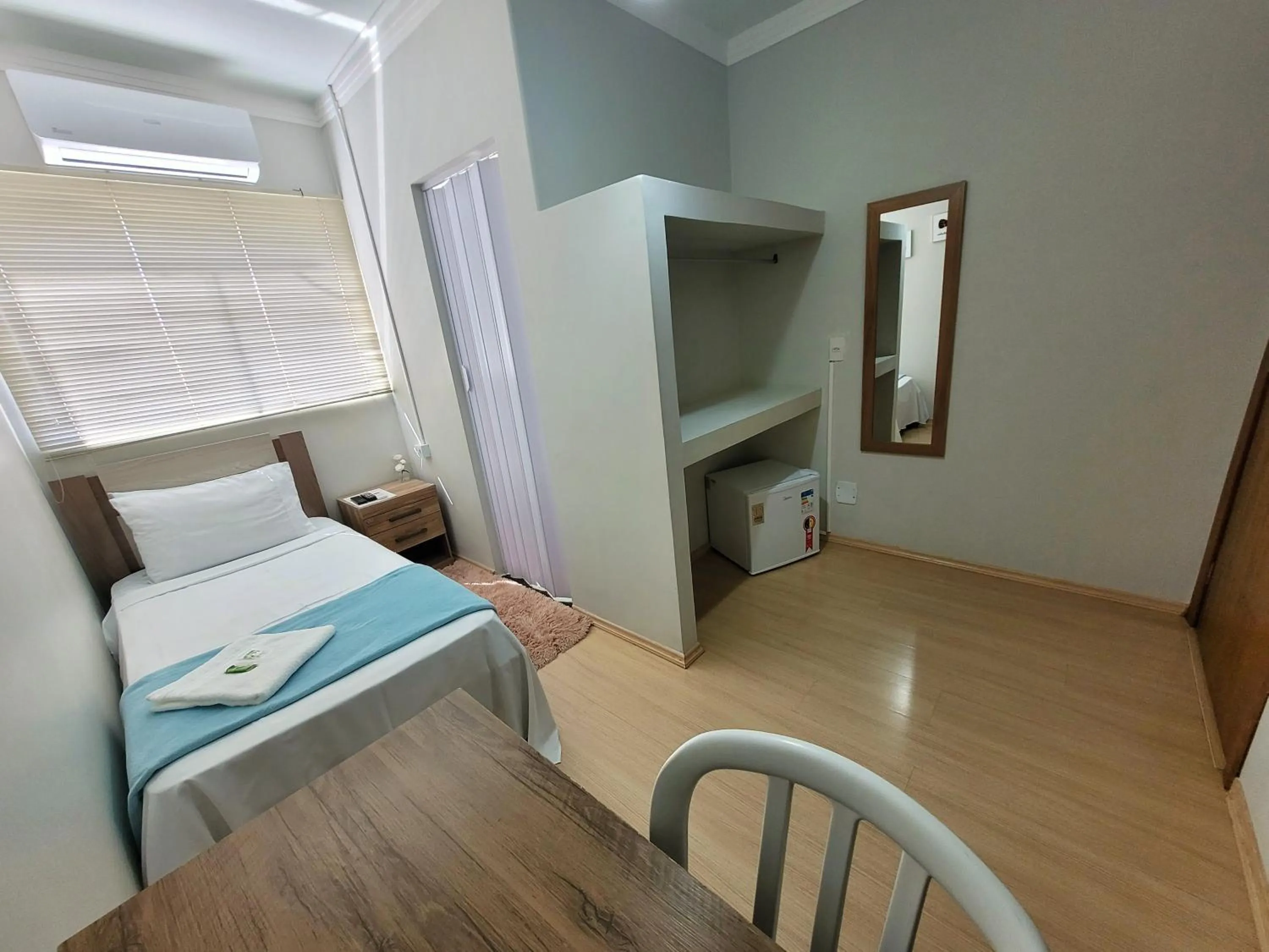 Bed in Hotel Hiperion Maringá