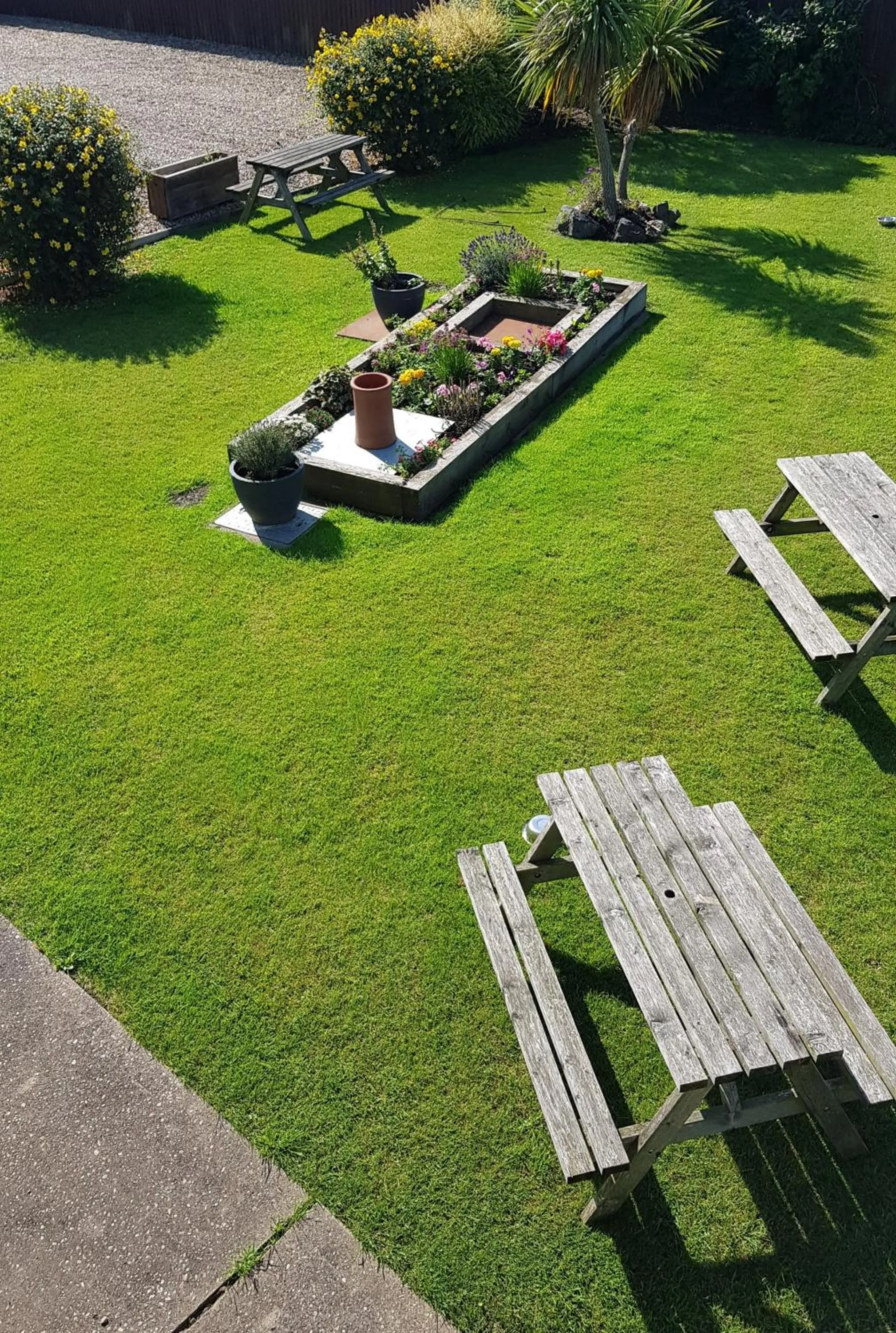 Garden view in The Haven Inn Limited