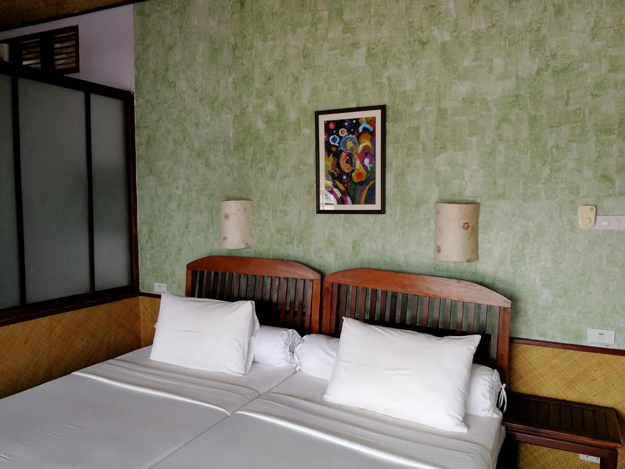 Bed in Sala Done Khone Hotel