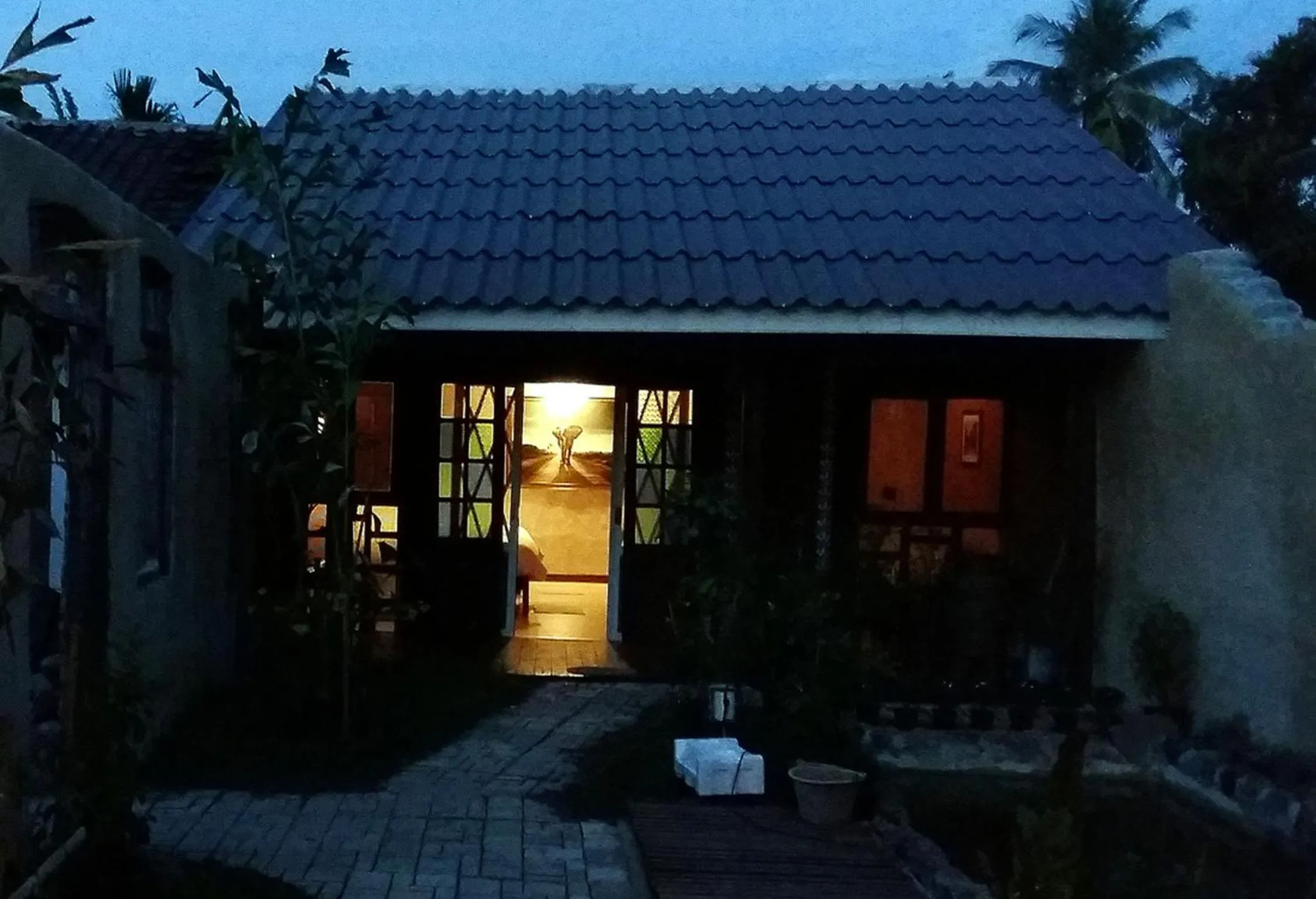 Garden in Sala Done Khone Hotel