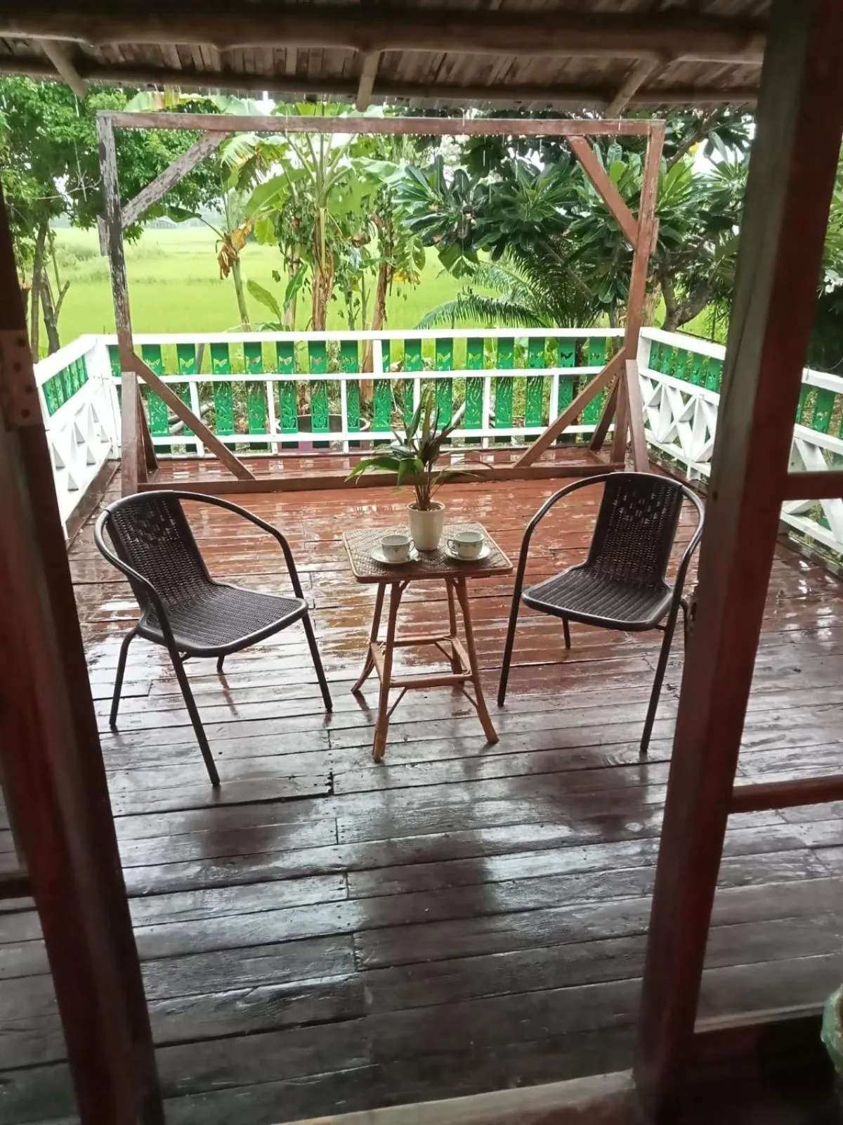 Balcony/Terrace in Sala Done Khone Hotel