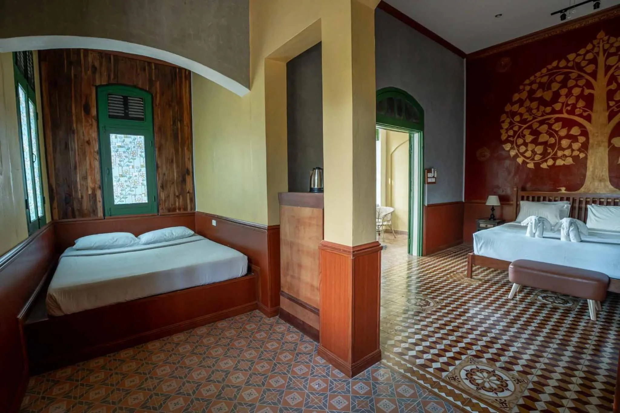 Bed in Sala Done Khone Hotel