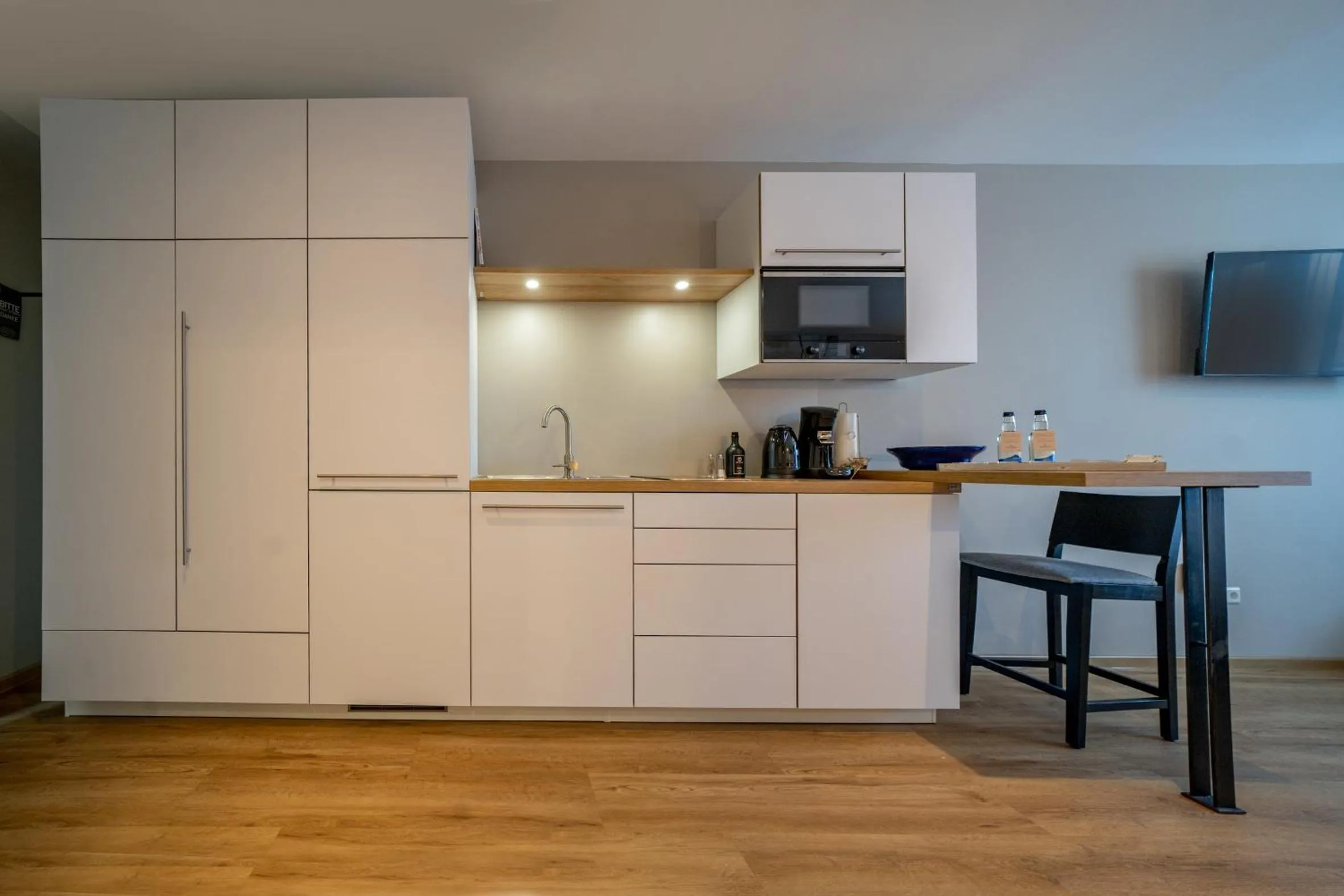 Kitchen or kitchenette in bodenseezeit Apartmenthotel Garni