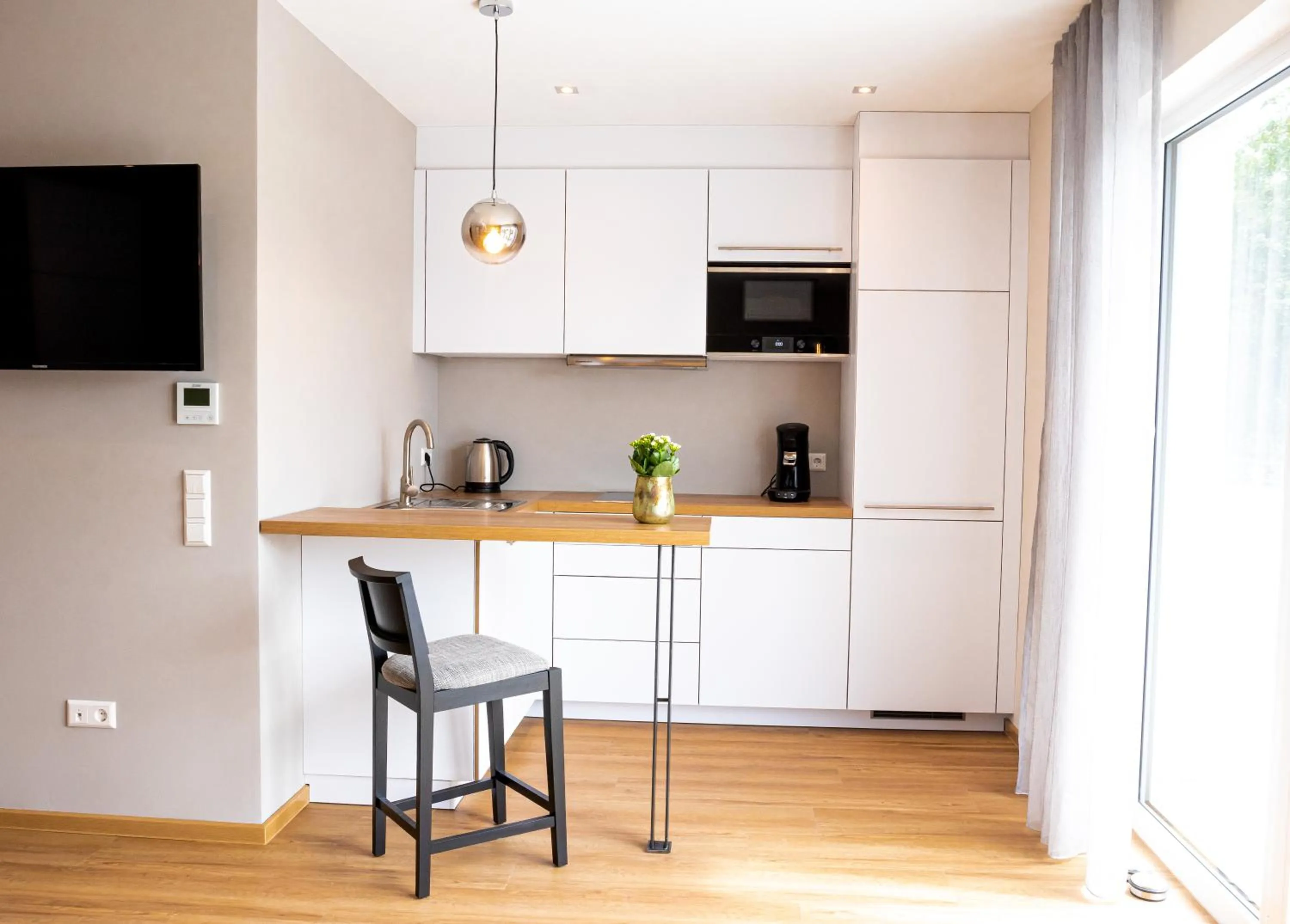 Coffee/tea facilities in bodenseezeit Apartmenthotel Garni