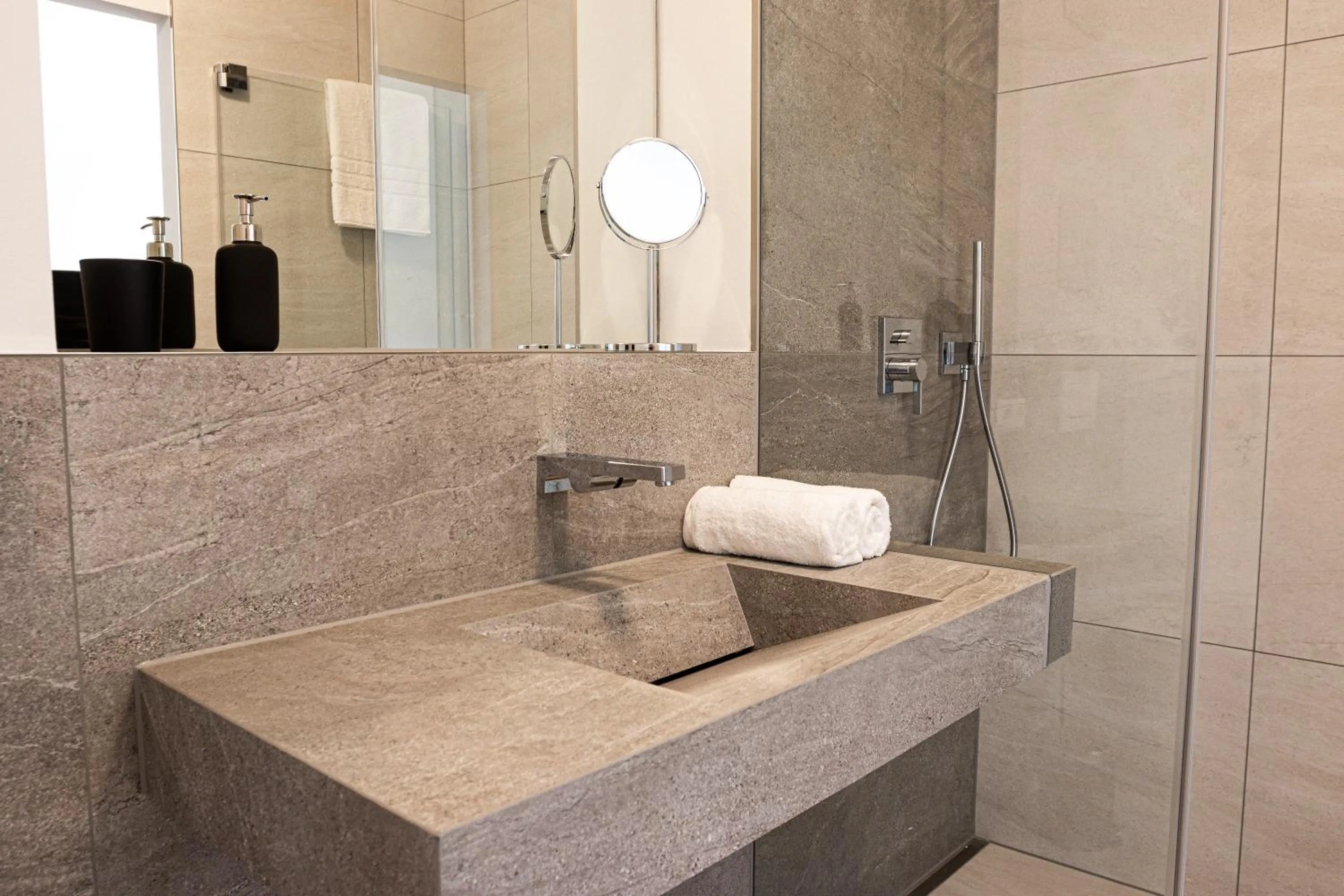 Bathroom in bodenseezeit Apartmenthotel Garni