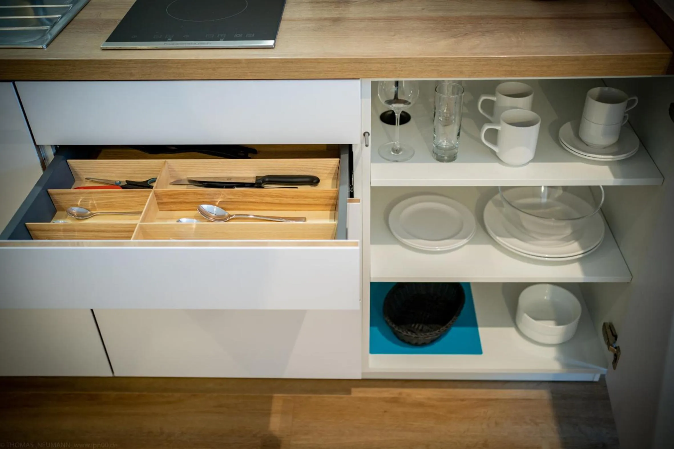 kitchen in bodenseezeit Apartmenthotel Garni