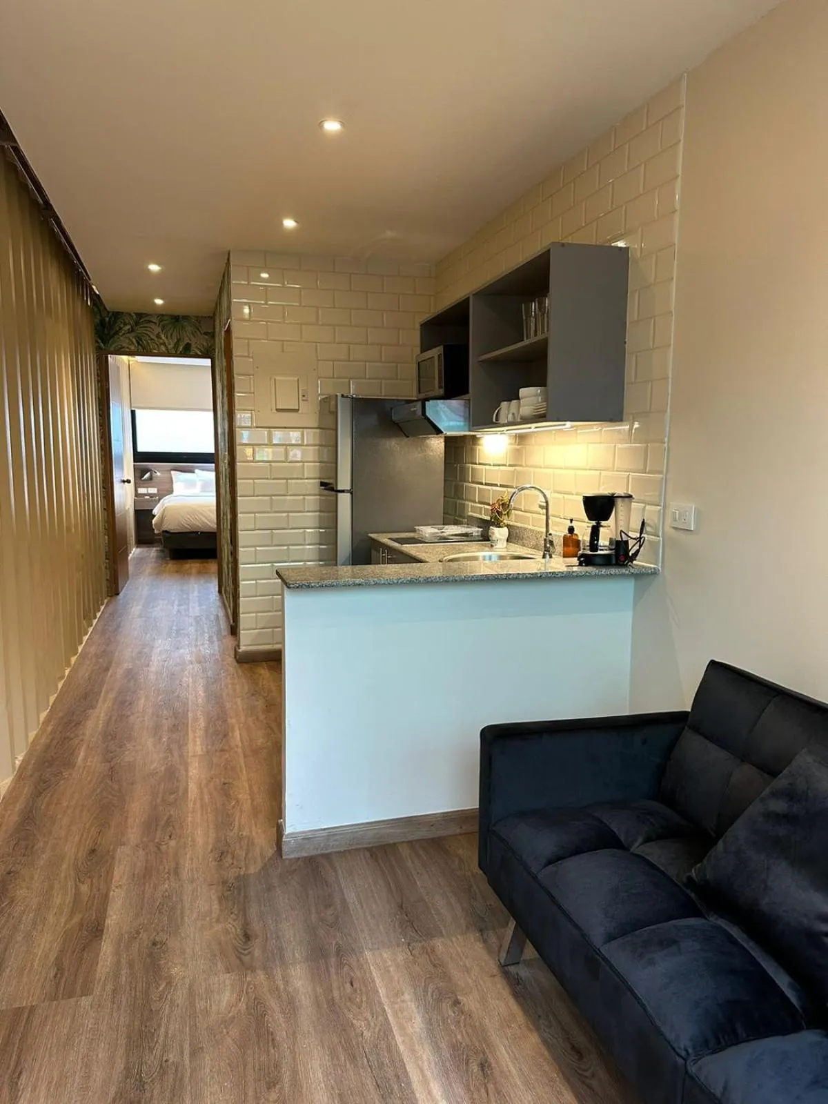 Kitchen or kitchenette in Nomada Republic Hotel Panama City