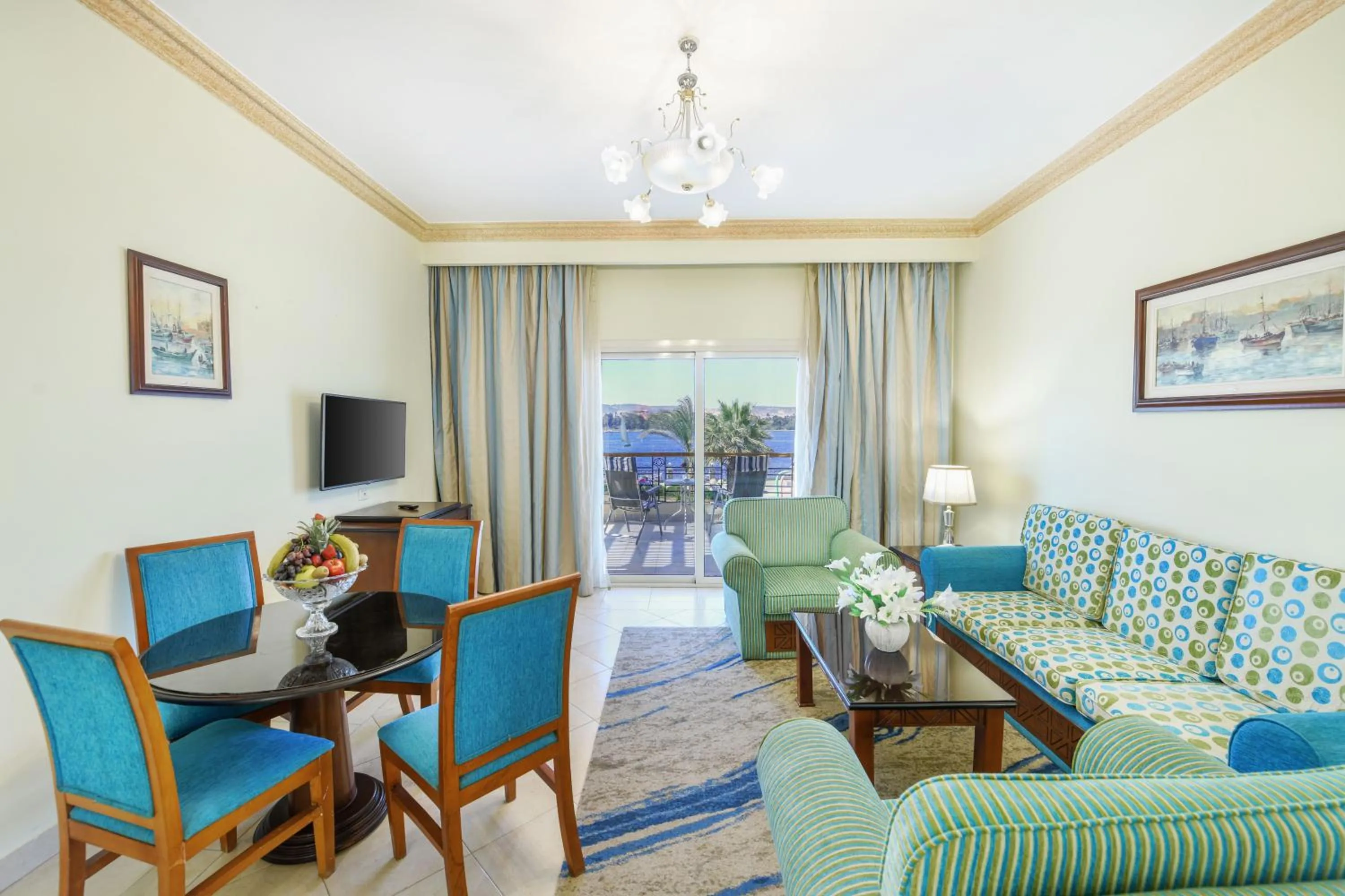 Living room in Tolip Aswan Hotel