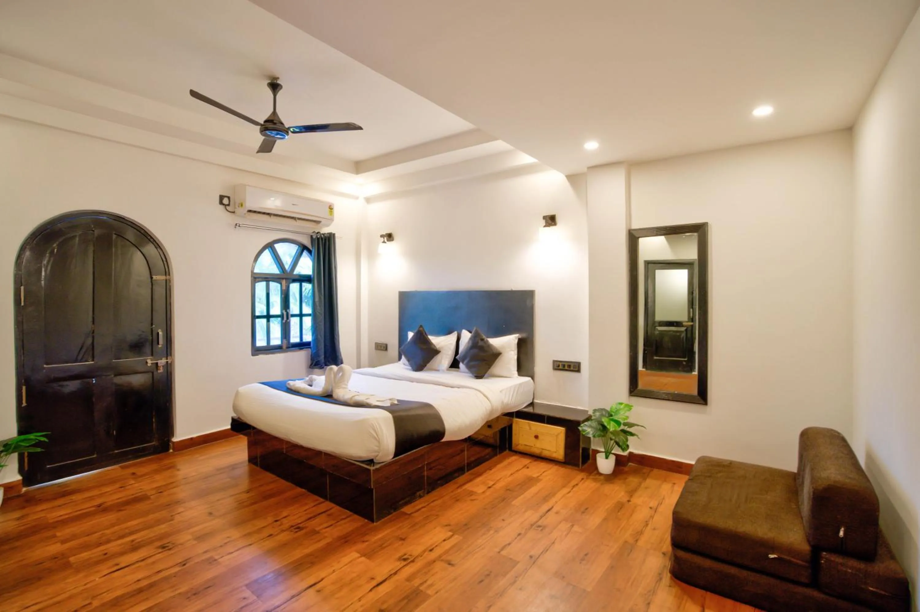 Bed in Hotel Vaggi's Place