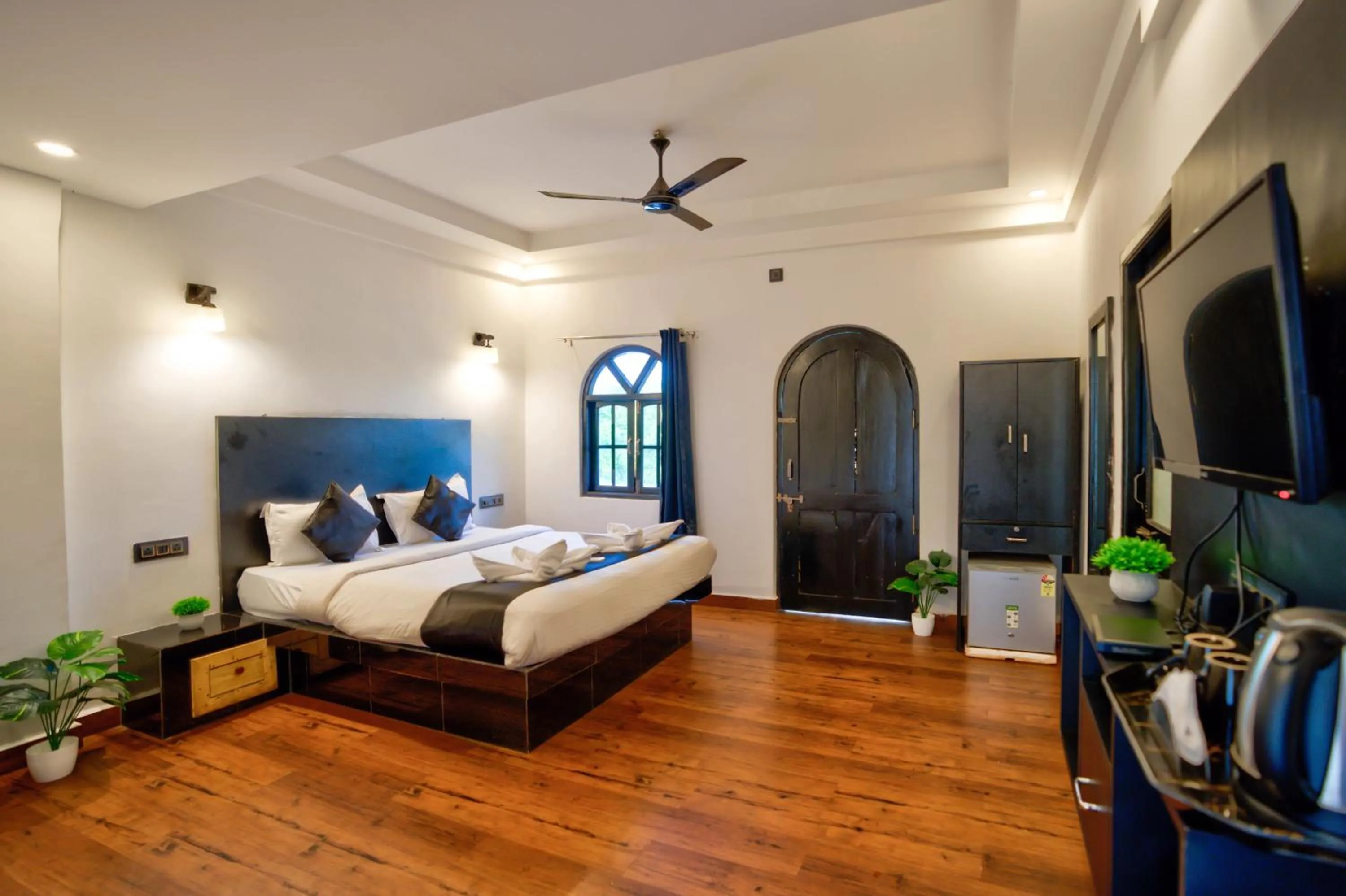 Bed in Hotel Vaggi's Place