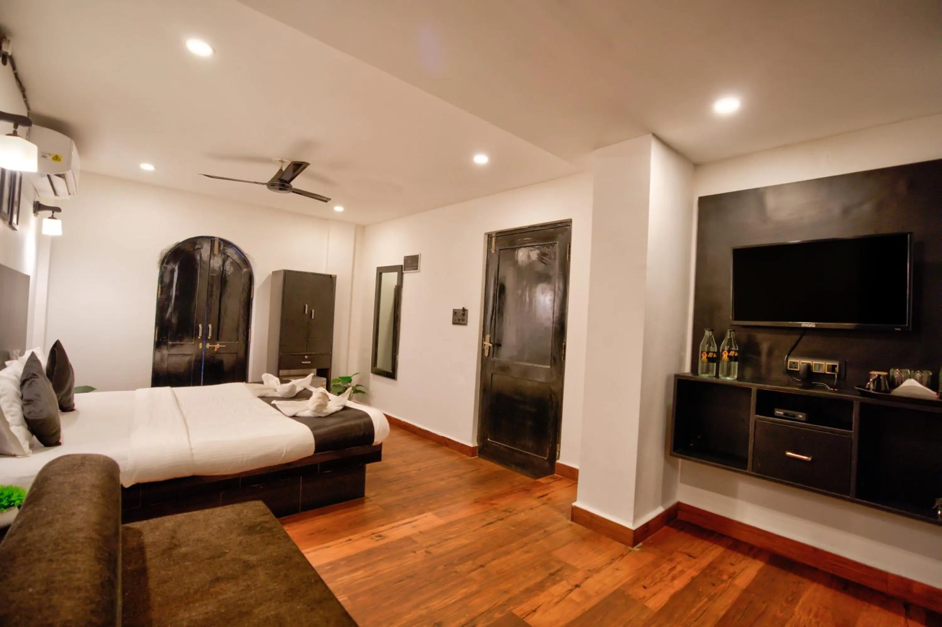 Bed in Hotel Vaggi's Place