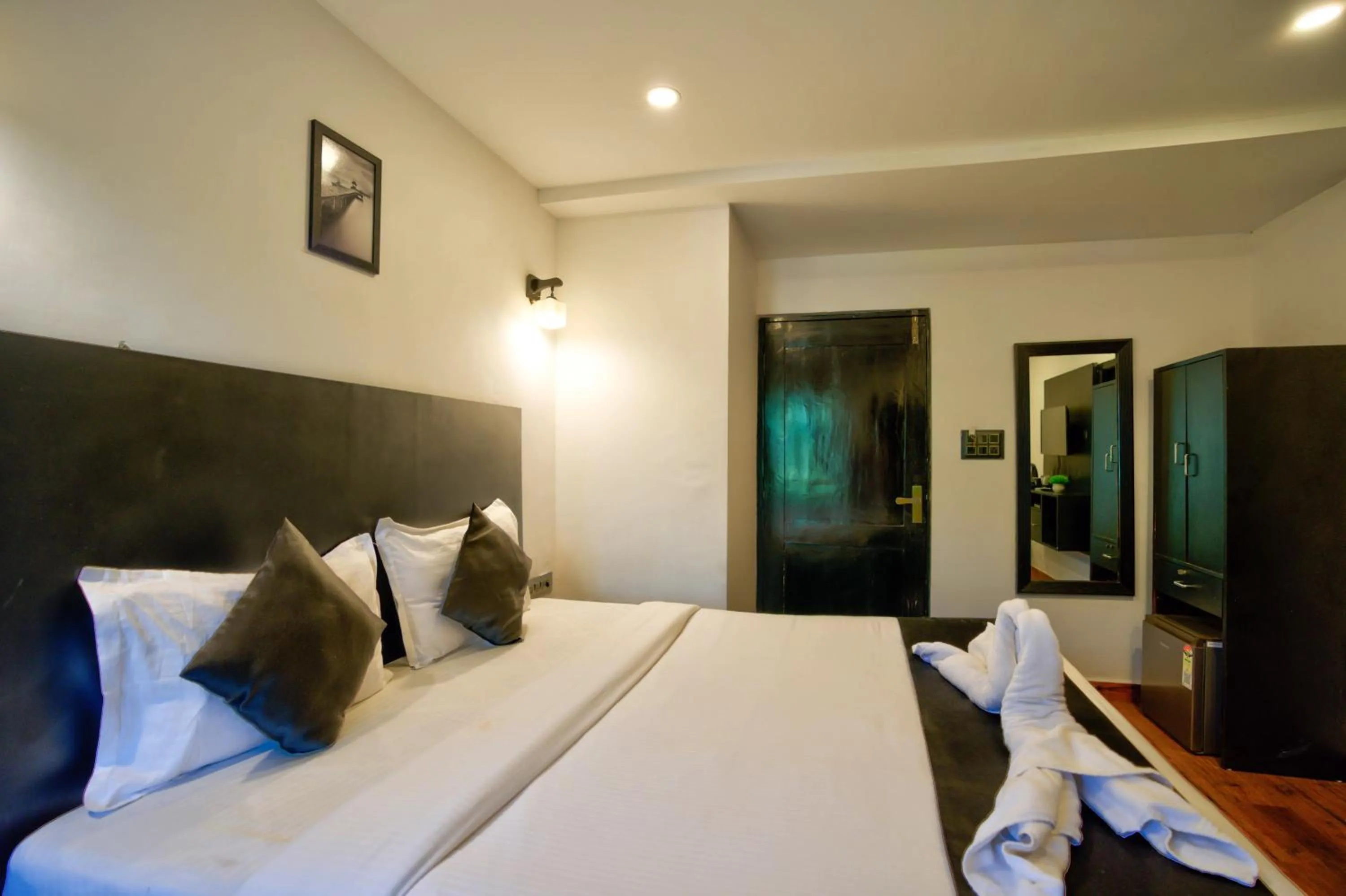 Bed in Hotel Vaggi's Place