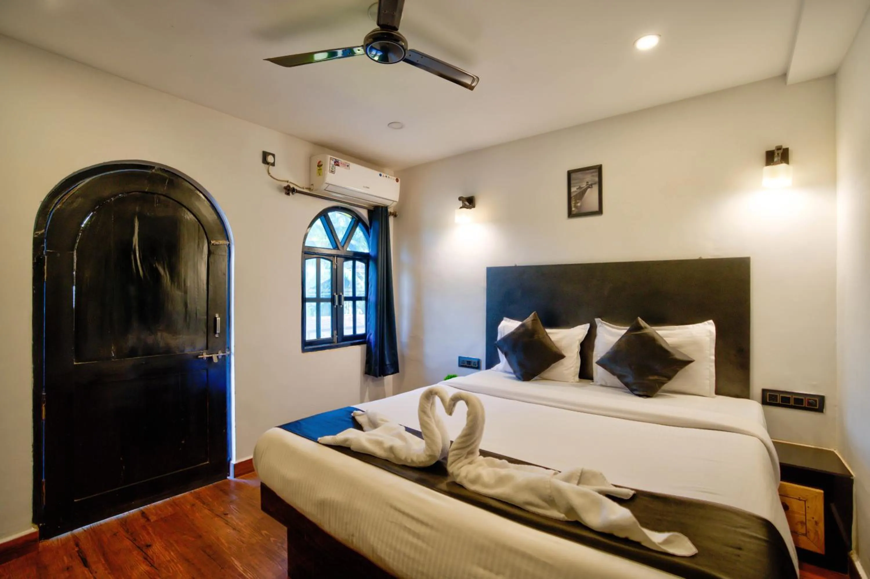 Bed in Hotel Vaggi's Place