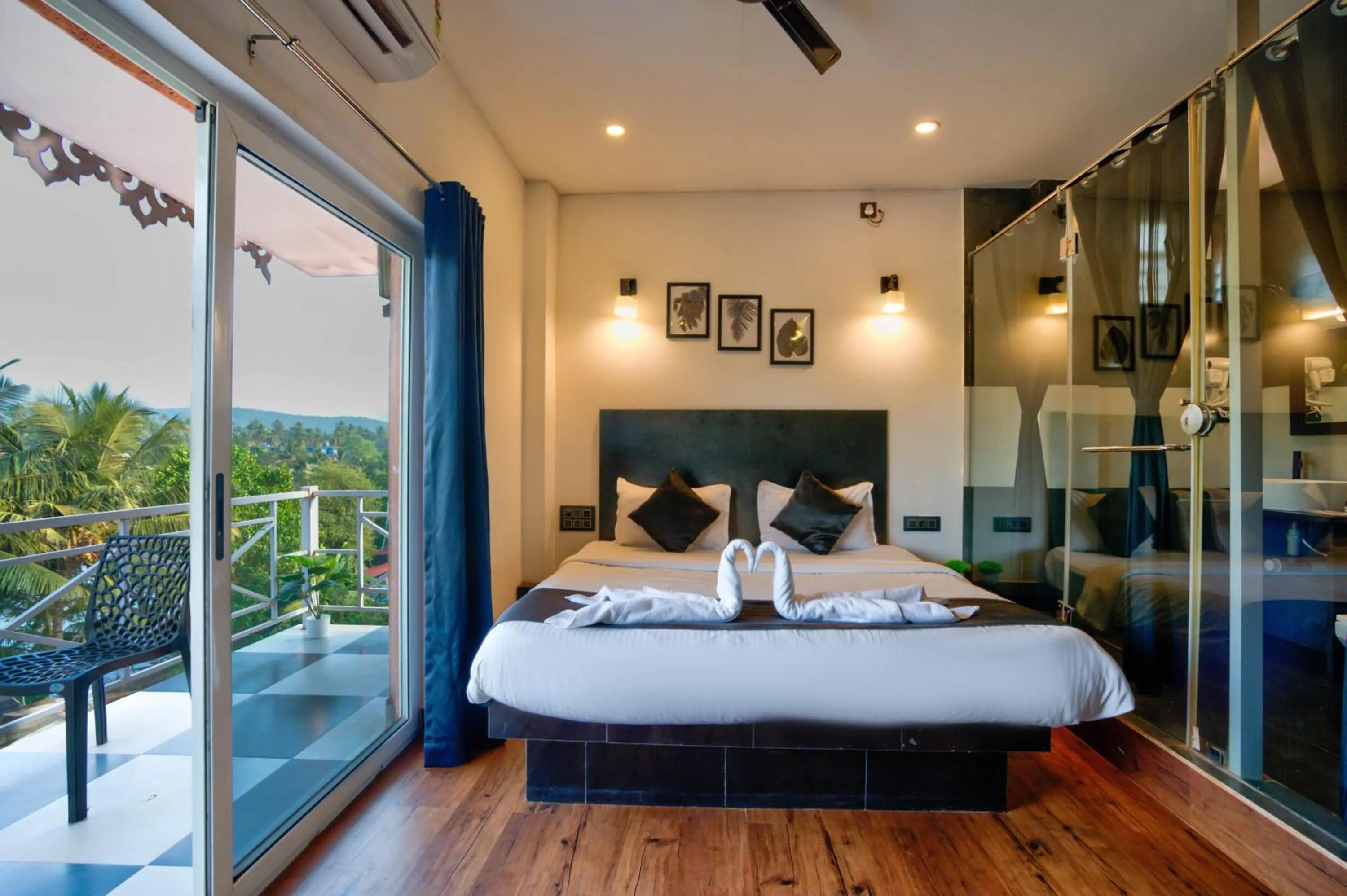 Bed in Hotel Vaggi's Place