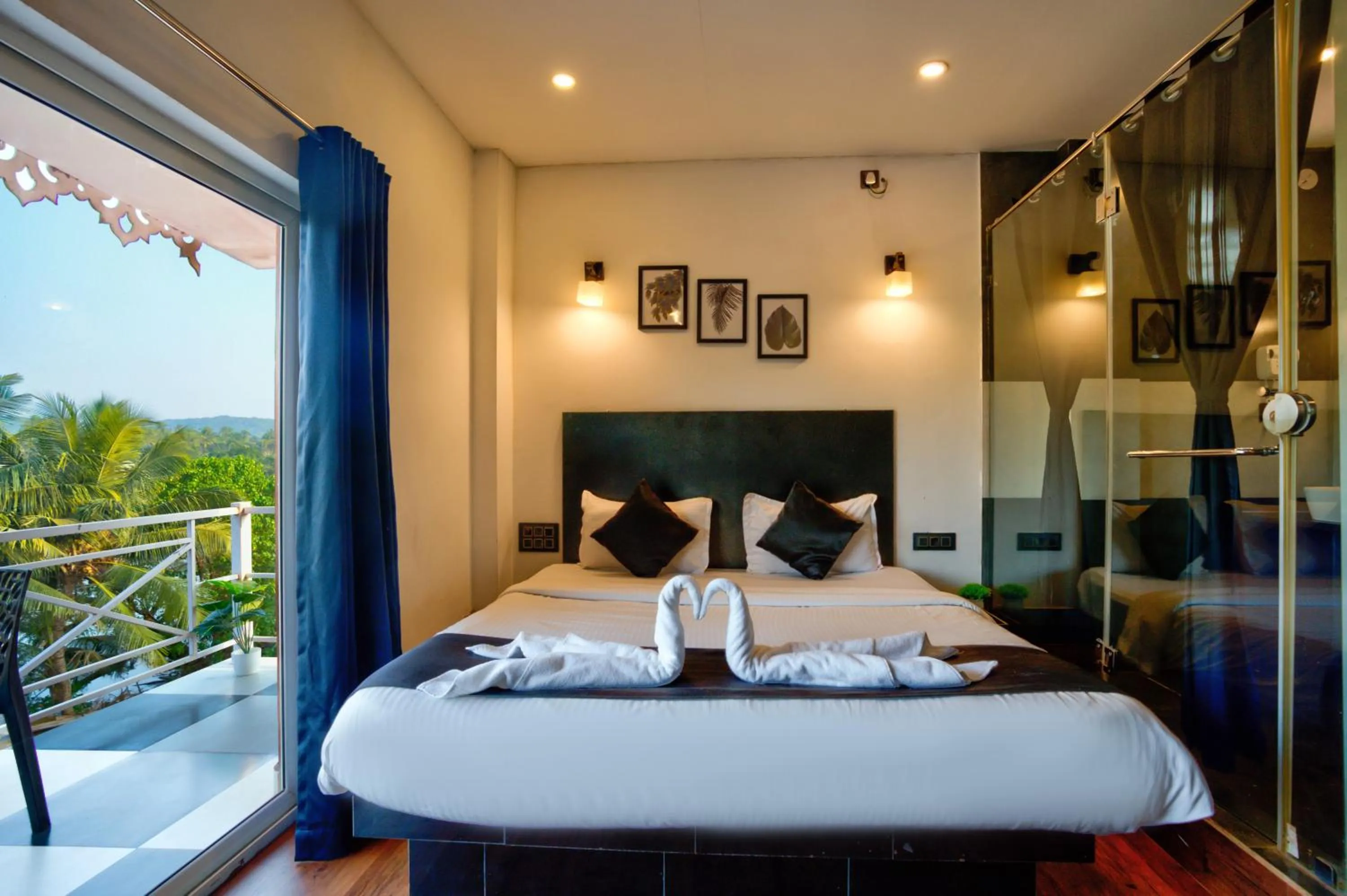 Bed in Hotel Vaggi's Place