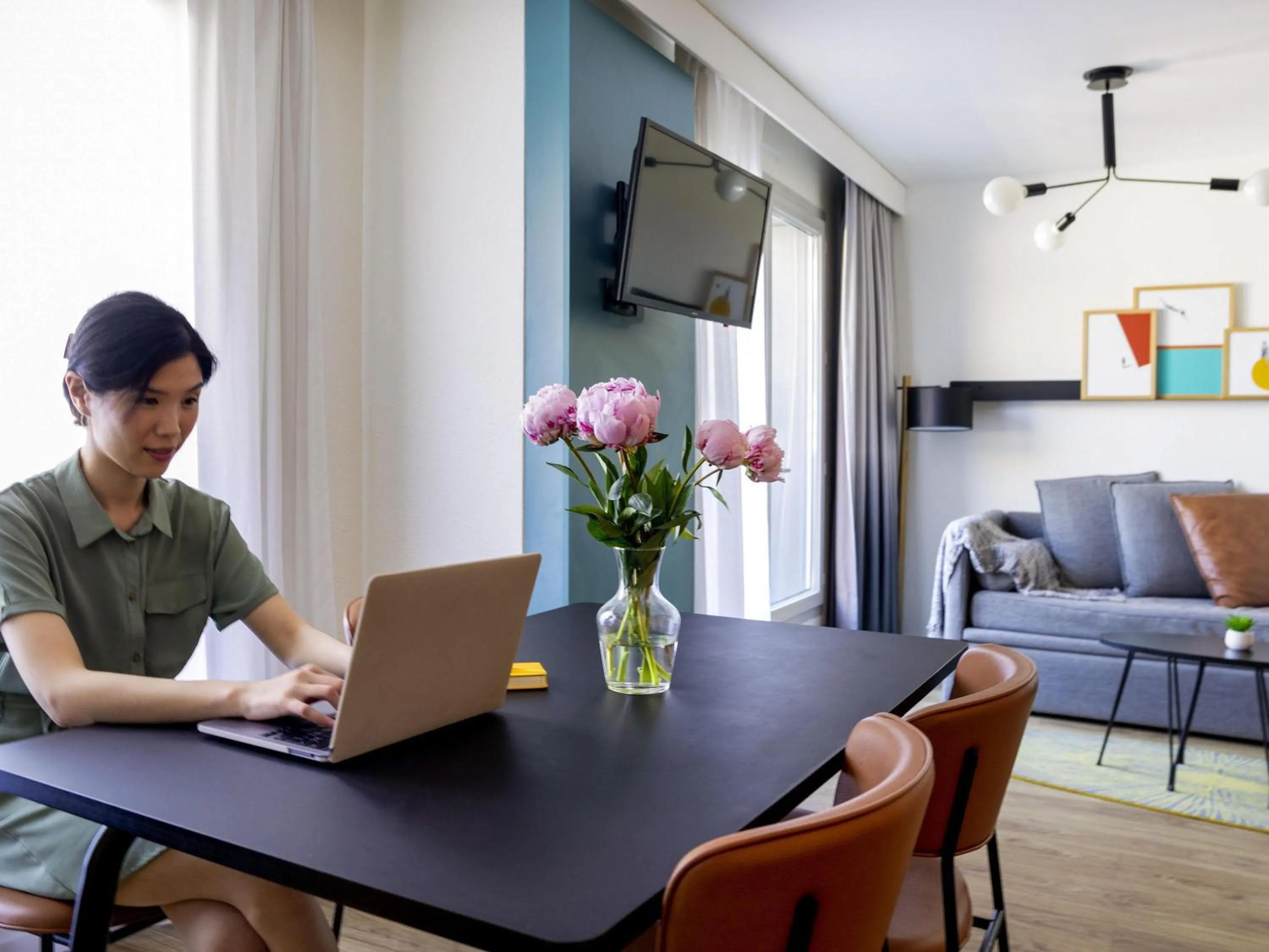 Bedroom in Aparthotel Adagio Annecy Centre
