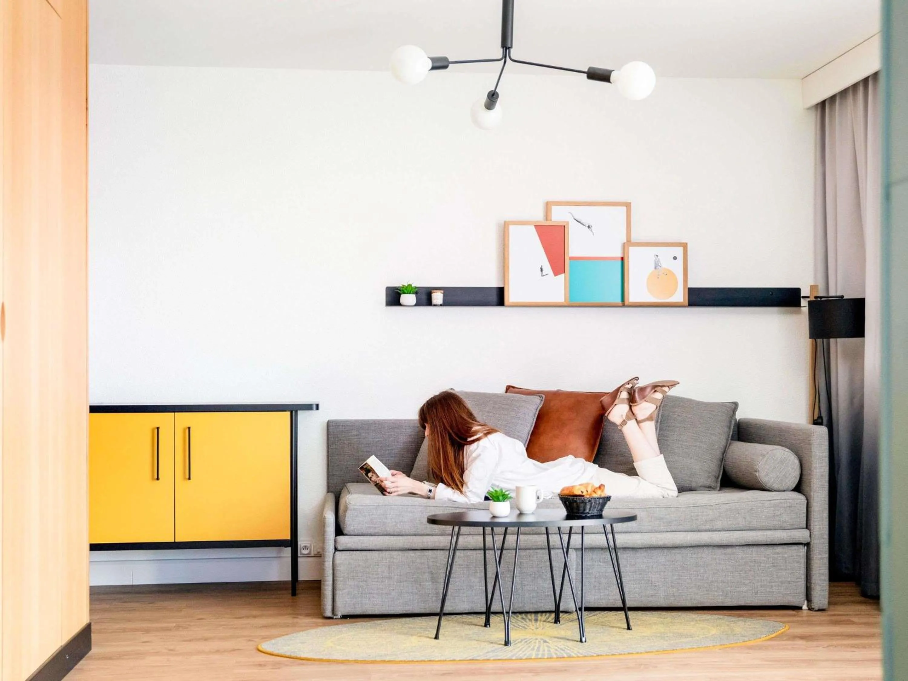 Bedroom in Aparthotel Adagio Annecy Centre