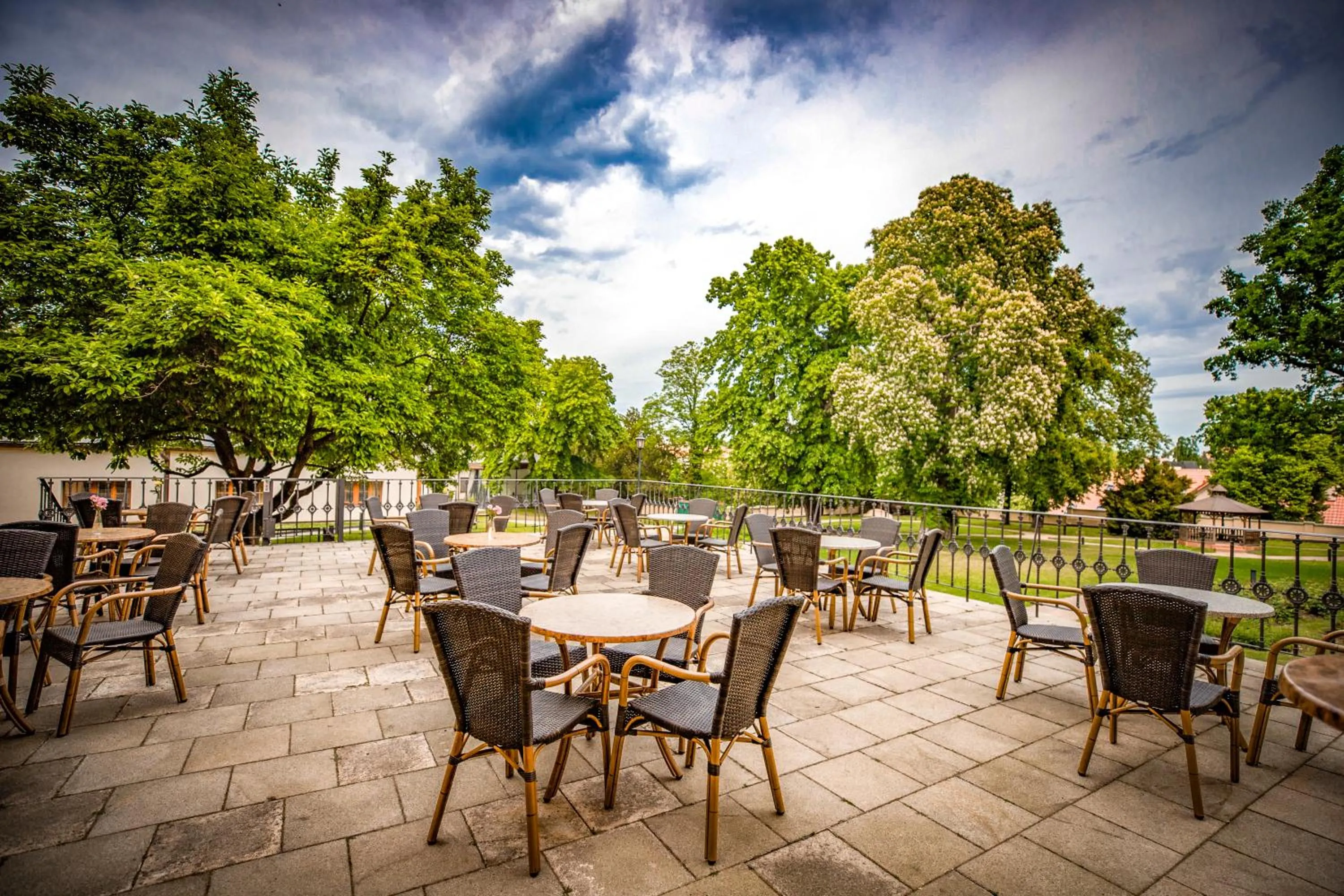 Garden in Vila Lanna