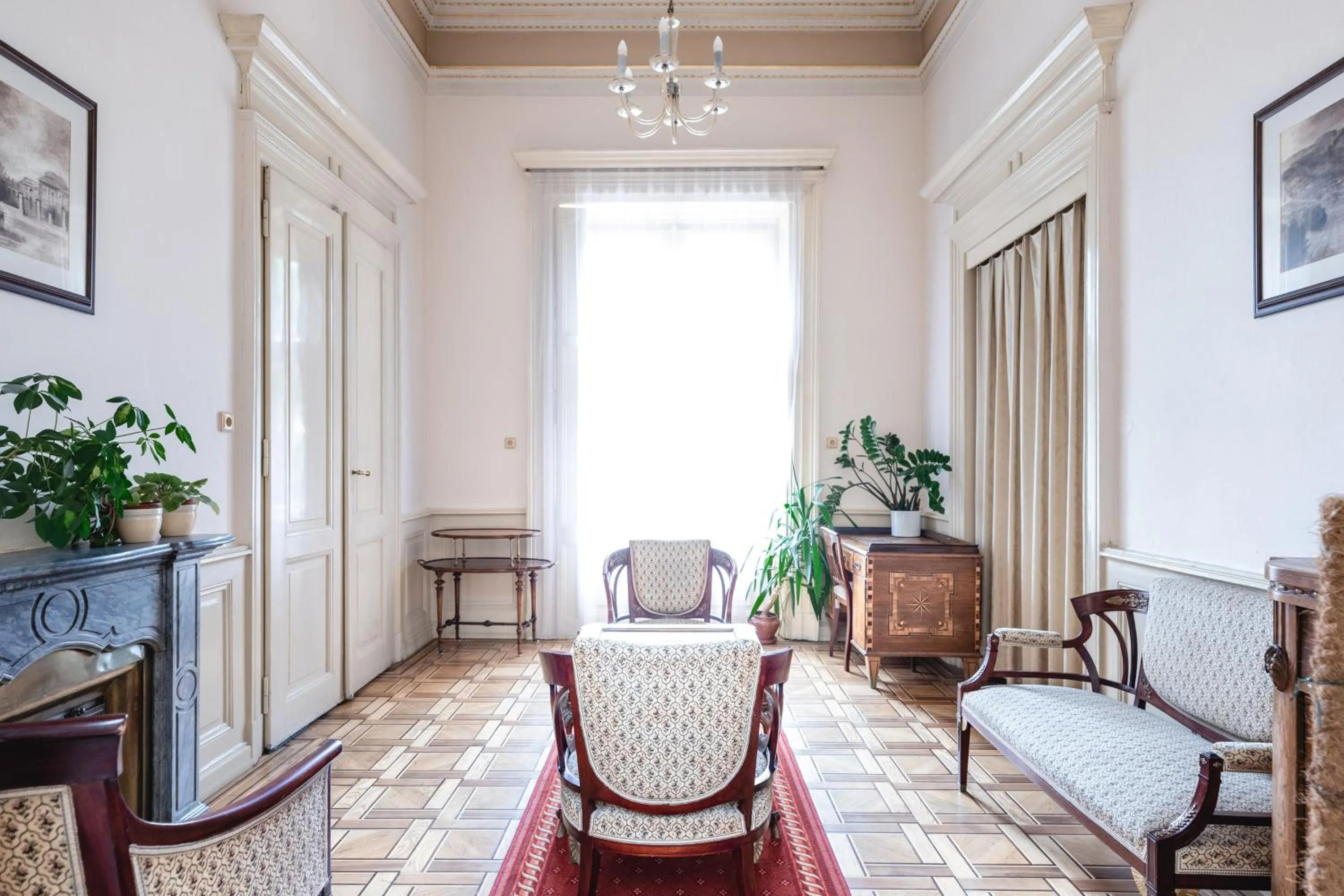 Seating area in Vila Lanna