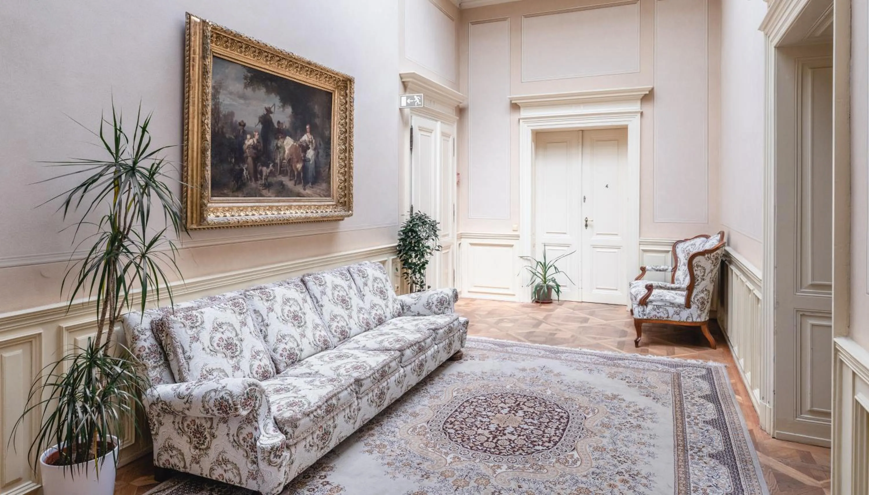 Seating area in Vila Lanna