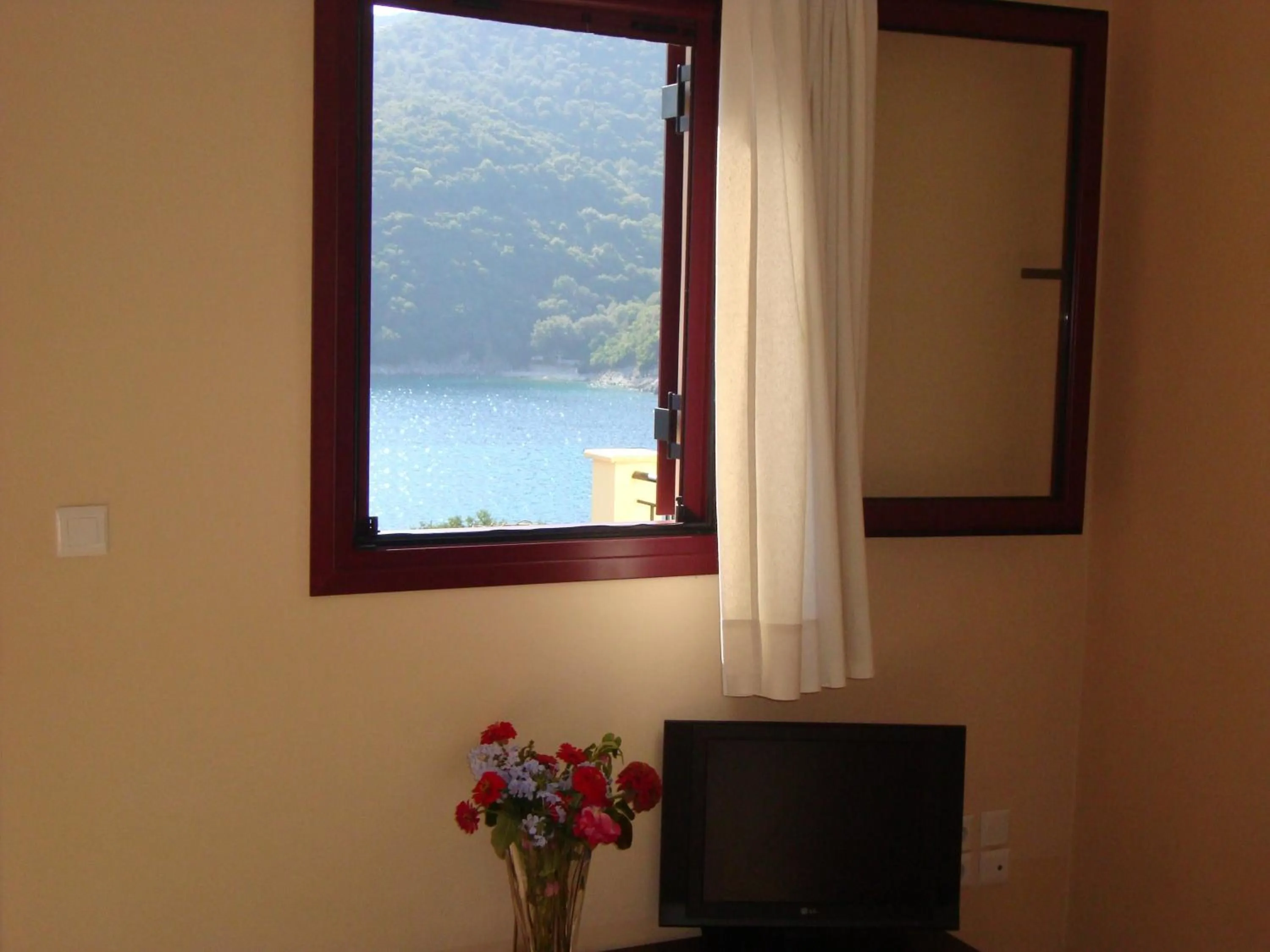 TV and multimedia in Mikros Gialos Apartments