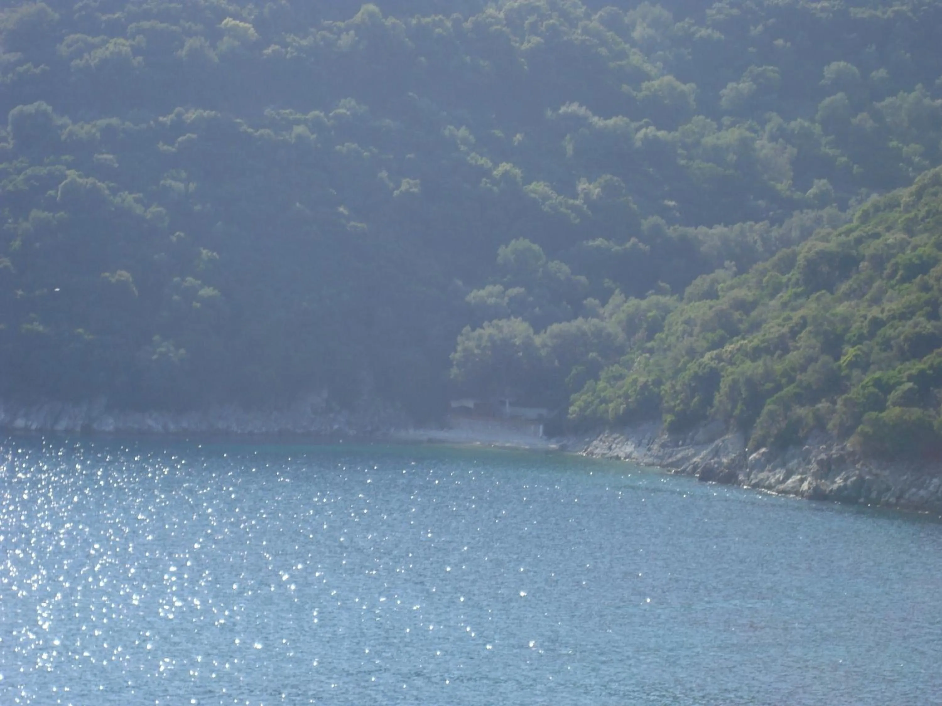 Sea view in Mikros Gialos Apartments