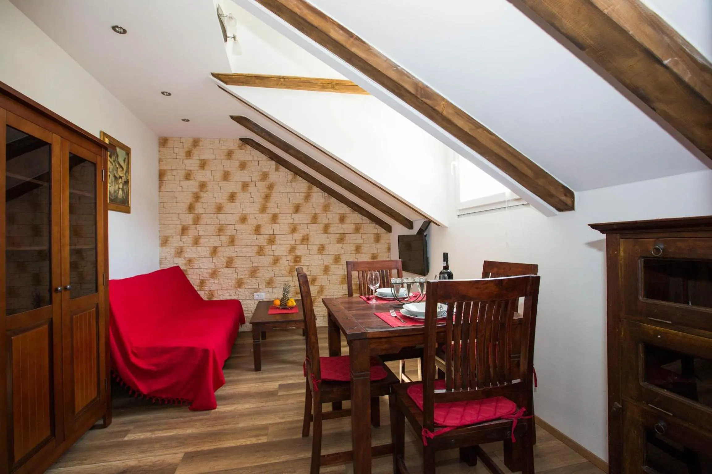 Seating area in Villa Mia