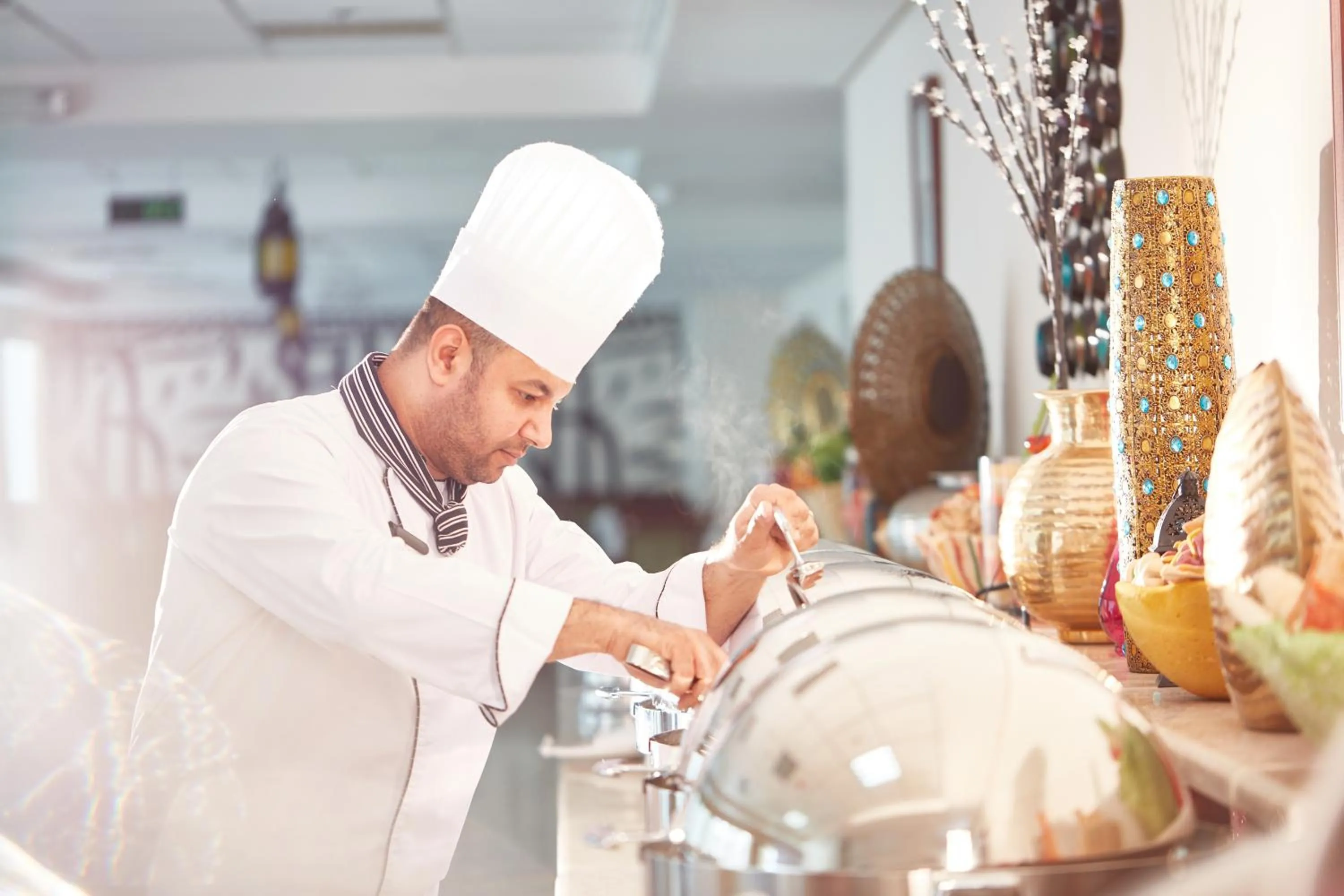 Food close-up in Makarem Mina Hotel