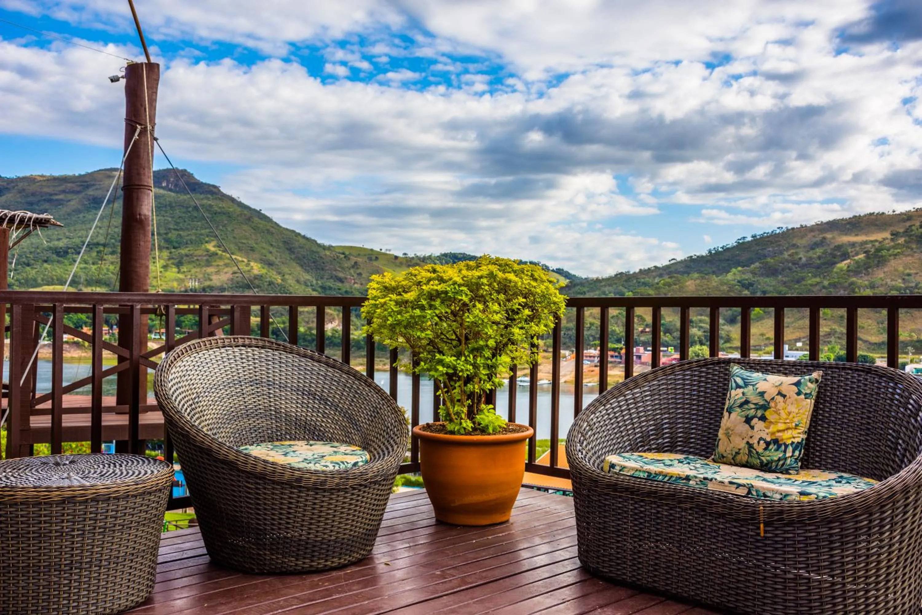 Balcony/Terrace in Balneário do Lago Hotel