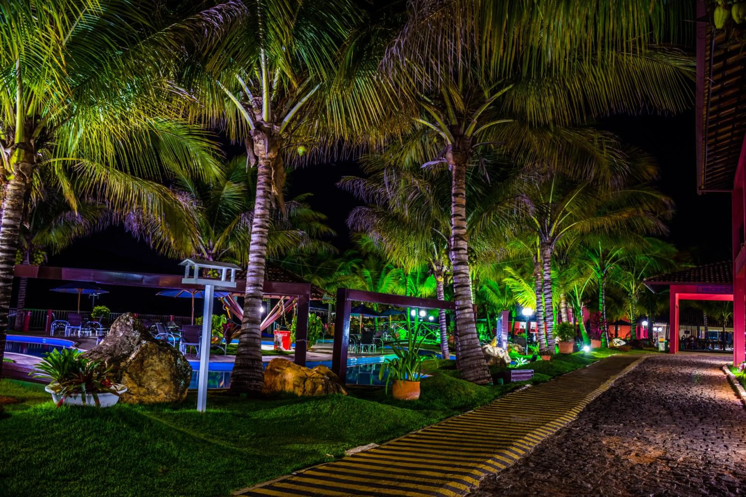 Garden in Balneário do Lago Hotel