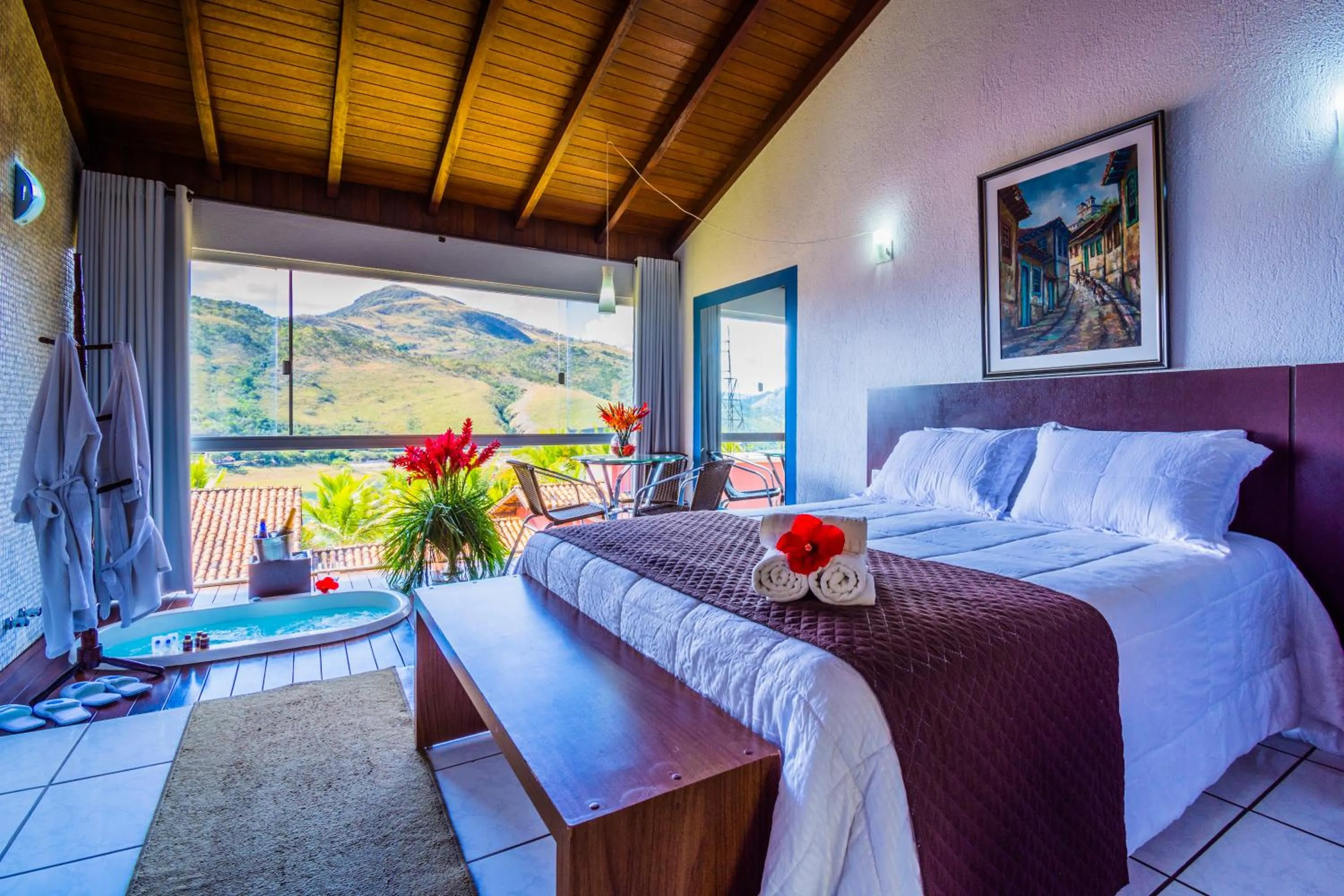 Bed in Balneário do Lago Hotel