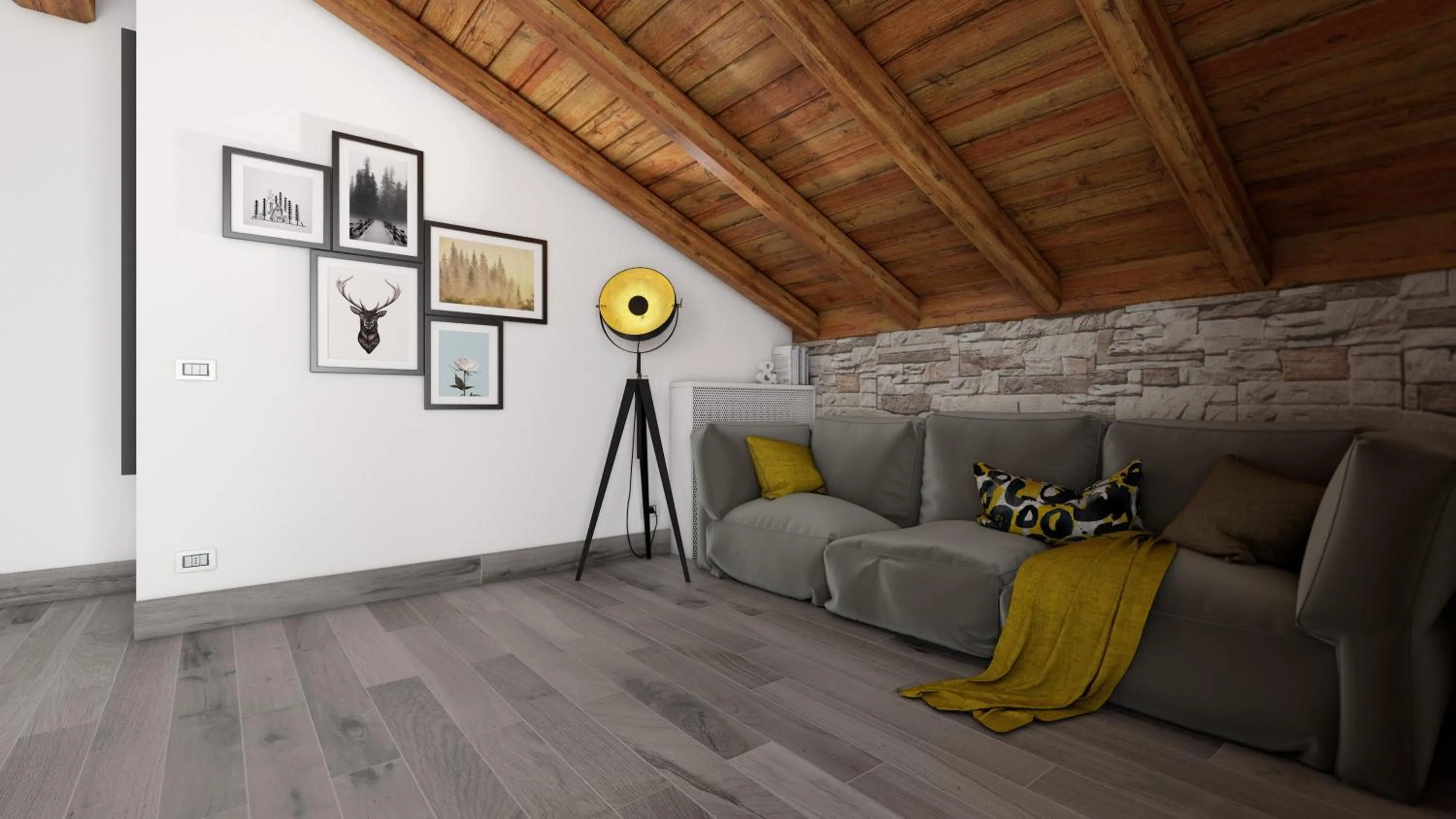 Living room in Residenza Marconi