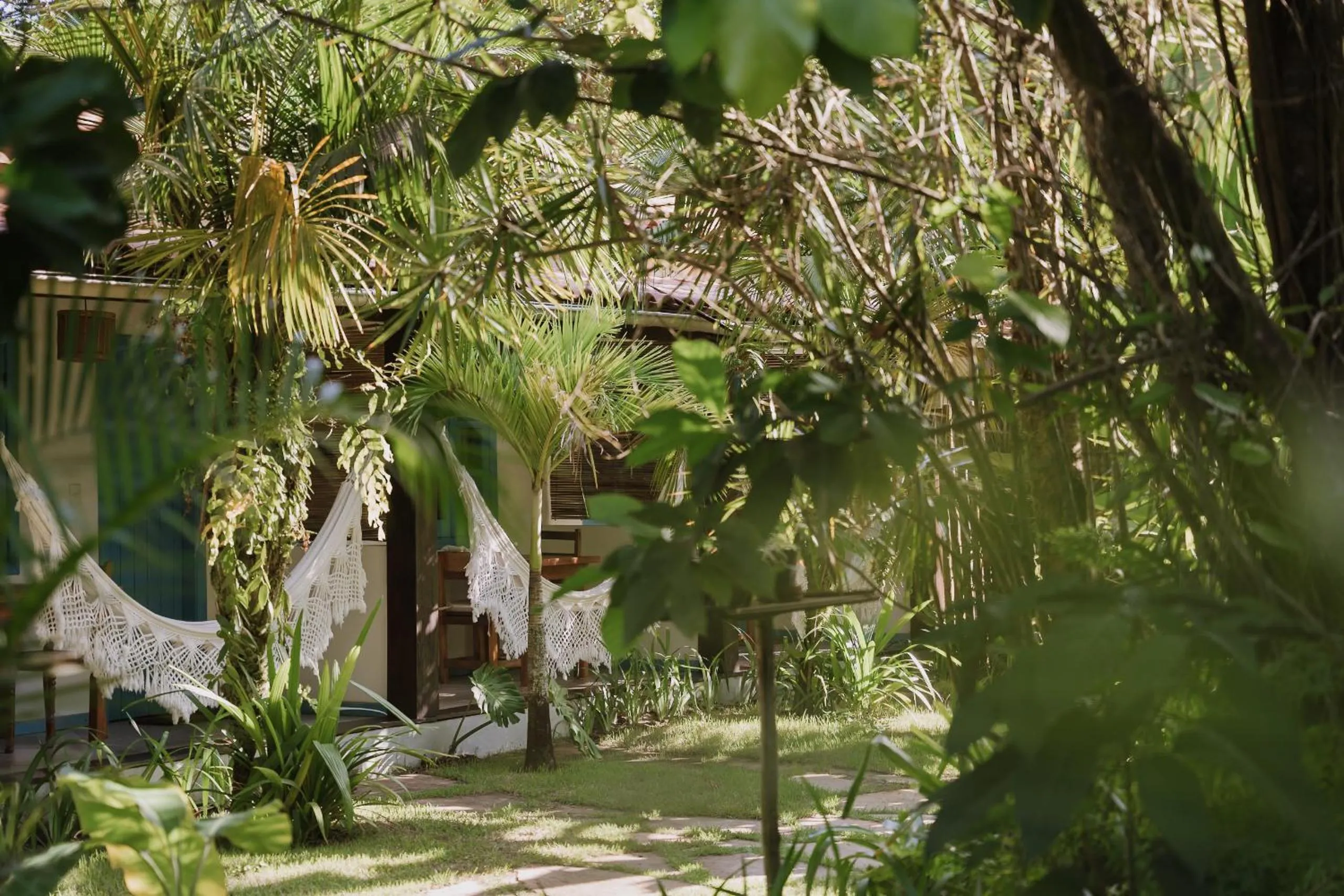 Garden in Aqualtune Pousada