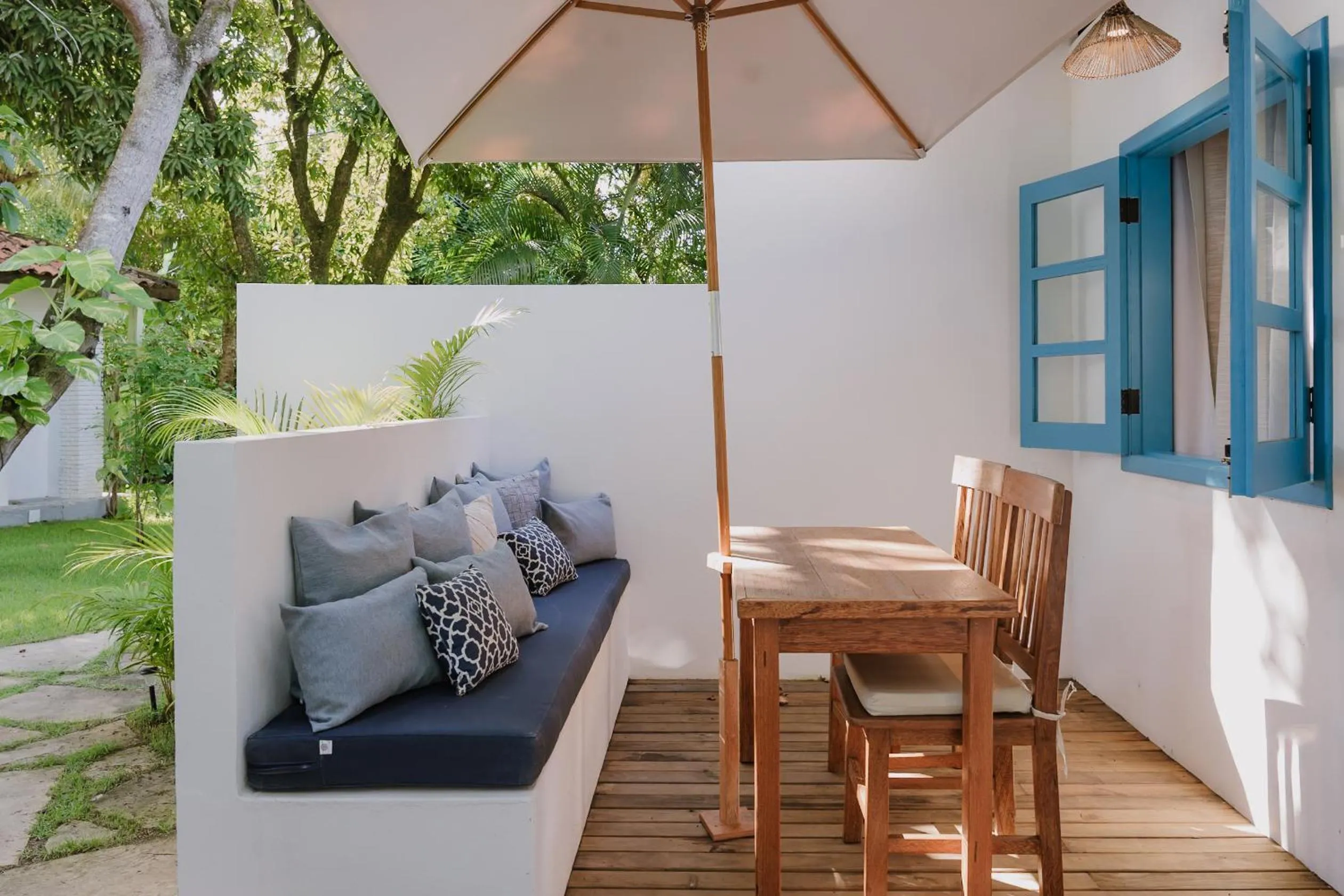 Patio in Aqualtune Pousada