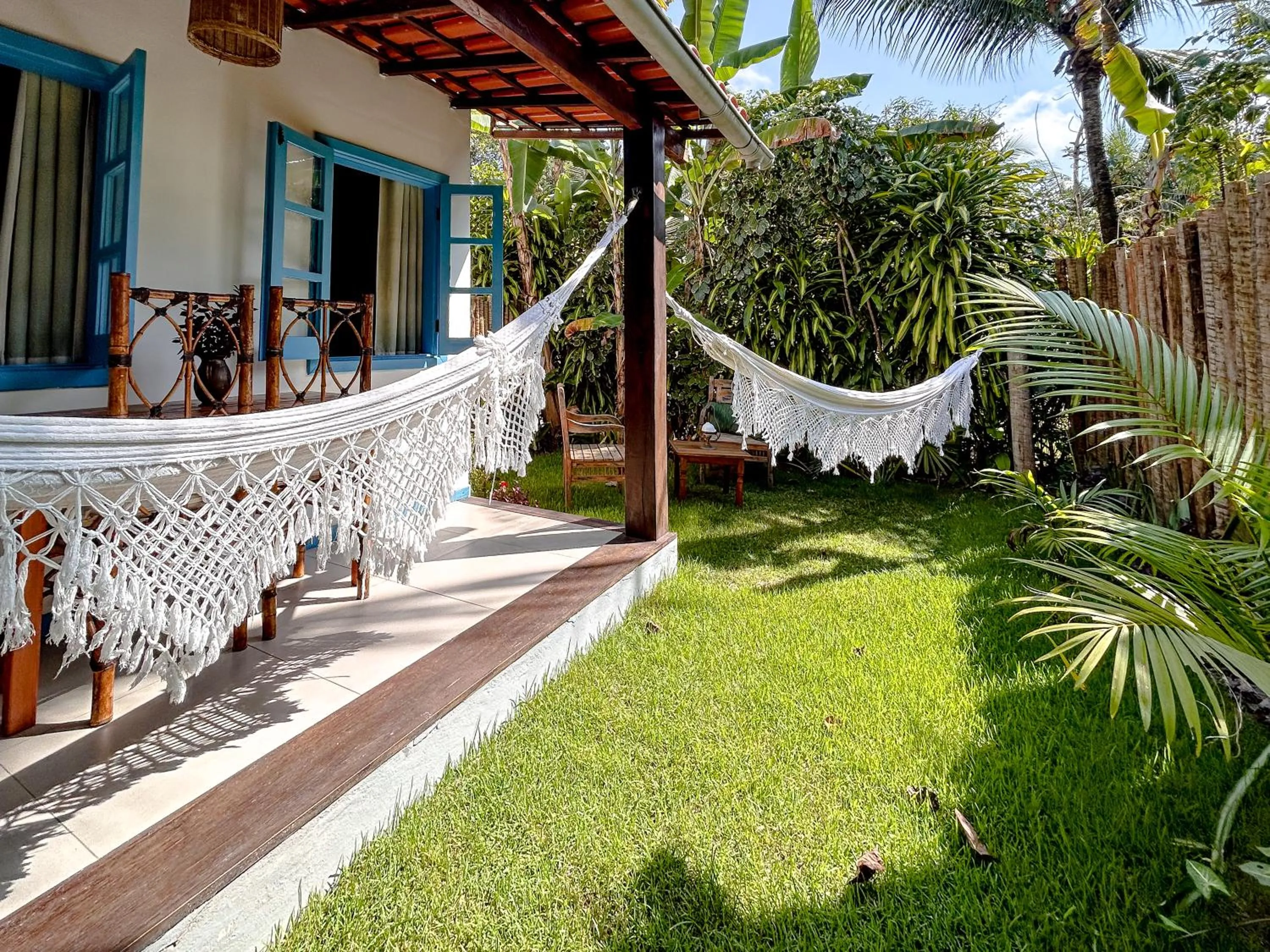 Patio in Aqualtune Pousada