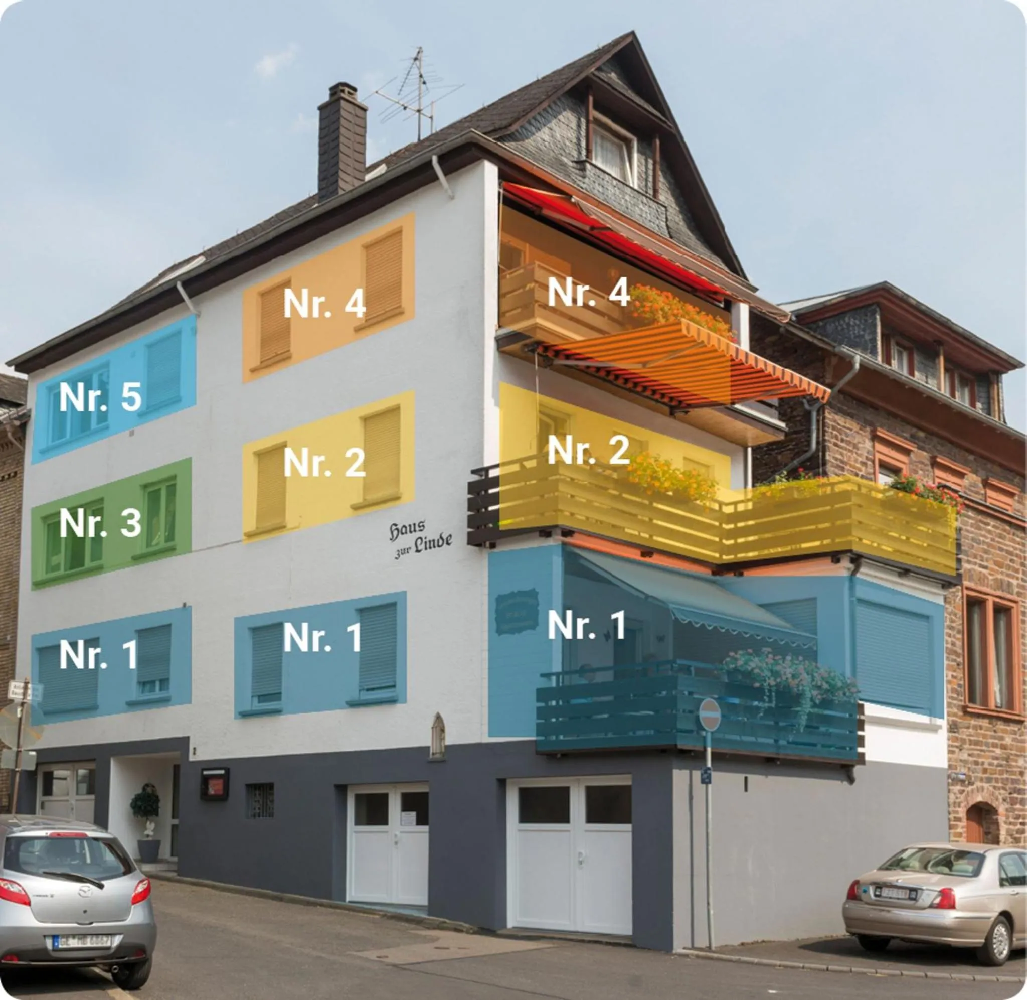 Floor plan in Ferienwohnungen Haus zur Linde