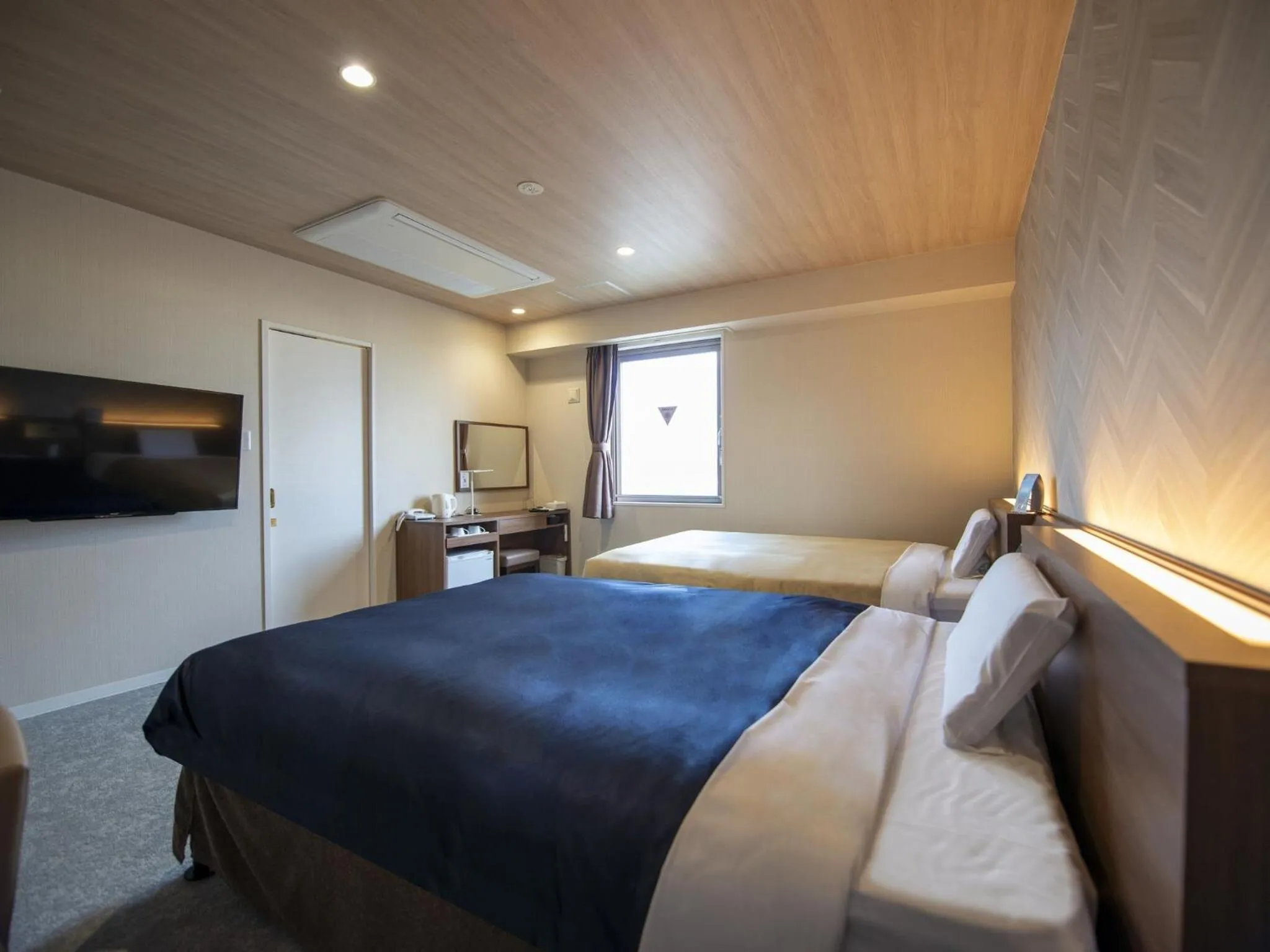 Photo of the whole room, Bed in Hotel New Gaea Nishi Kumamoto Ekimae